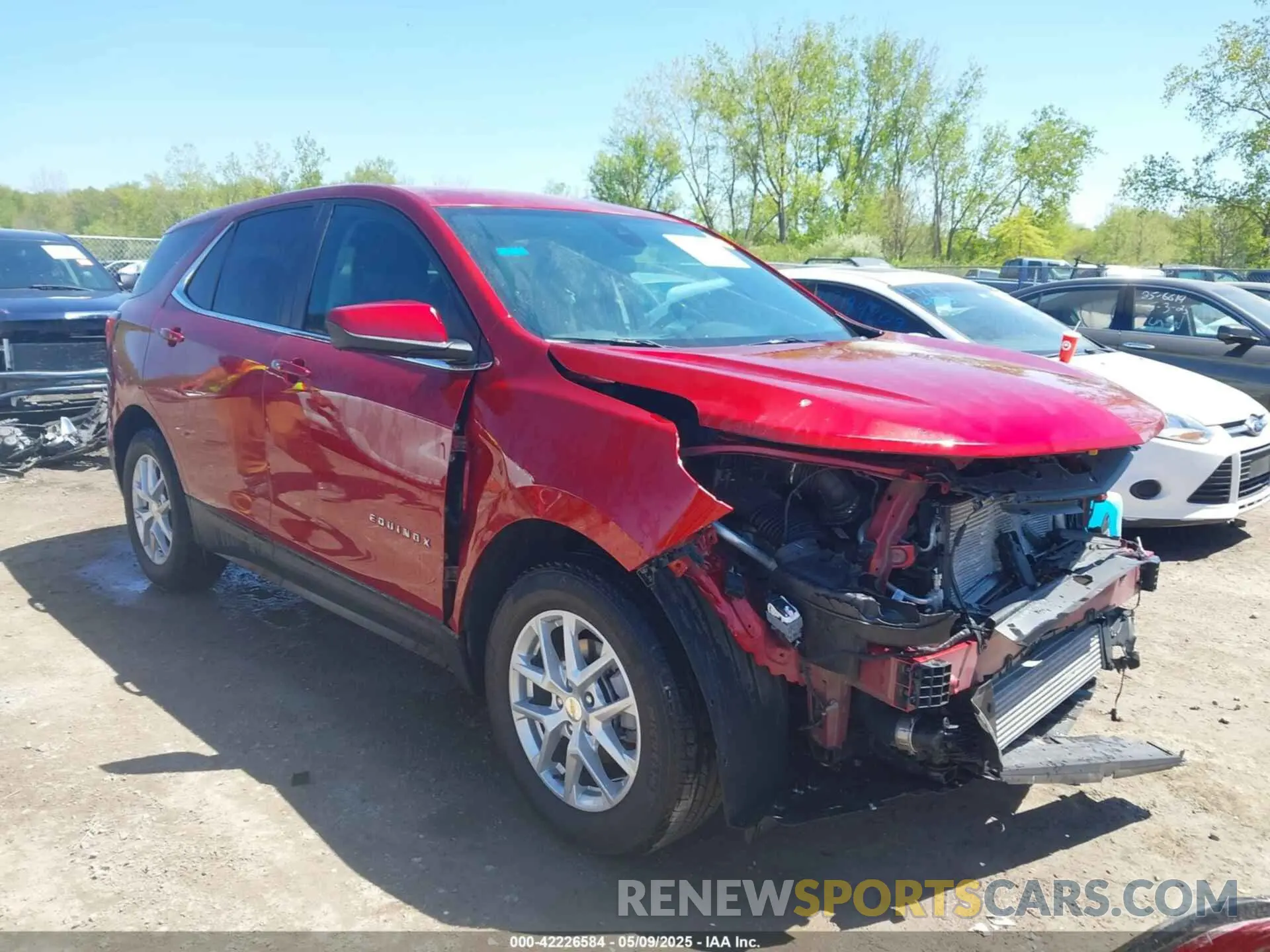 1 fotografías del automóvil dañado 3GNAXKEG3RS132829 CHEVROLET EQUINOX 2024