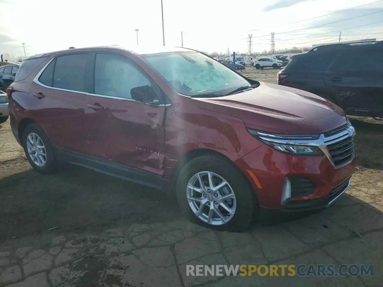 4 fotografías del automóvil dañado 3GNAXKEG4RS239999 CHEVROLET EQUINOX 2024