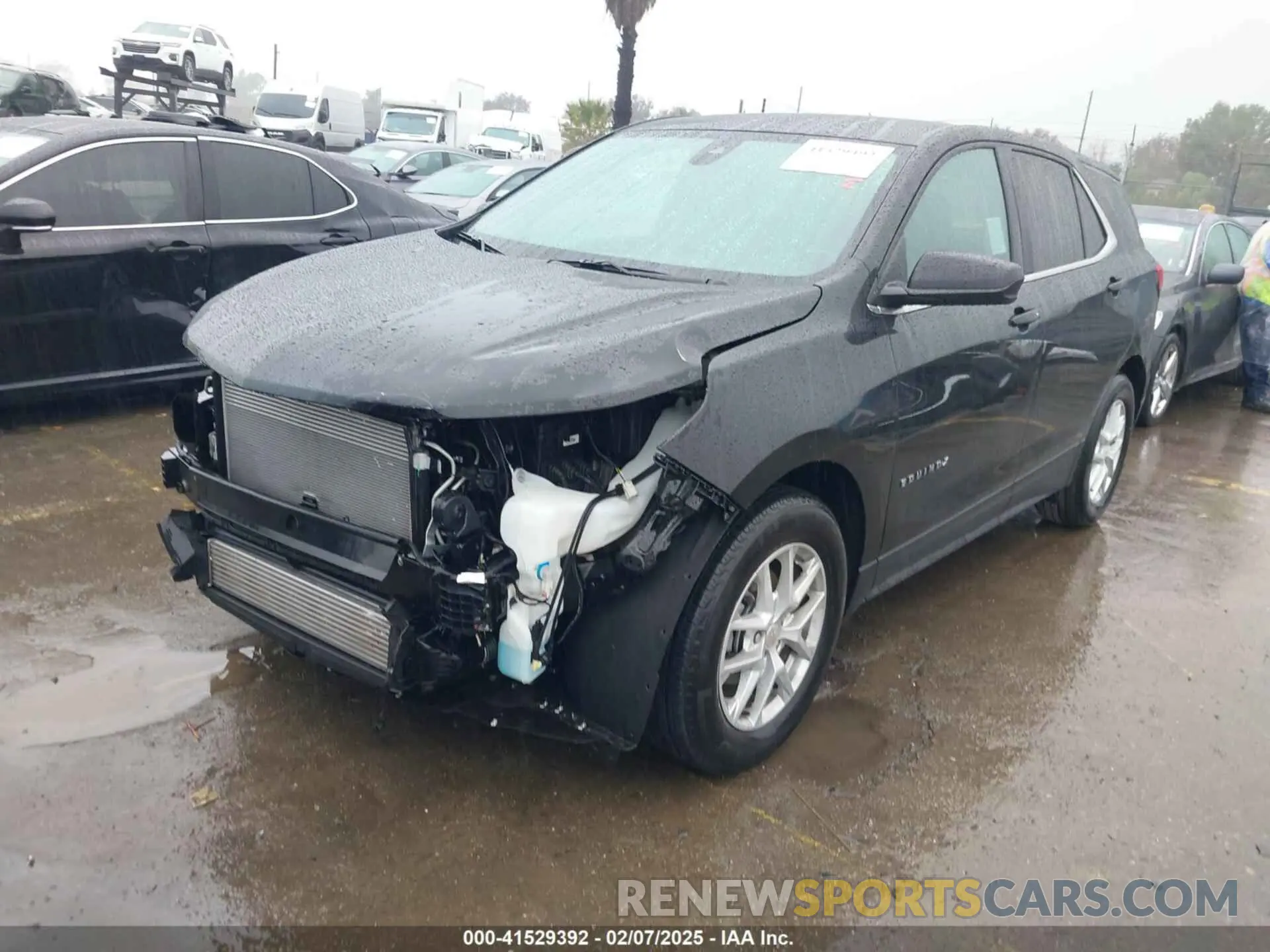 2 fotografías del automóvil dañado 3GNAXKEG5RL174770 CHEVROLET EQUINOX 2024