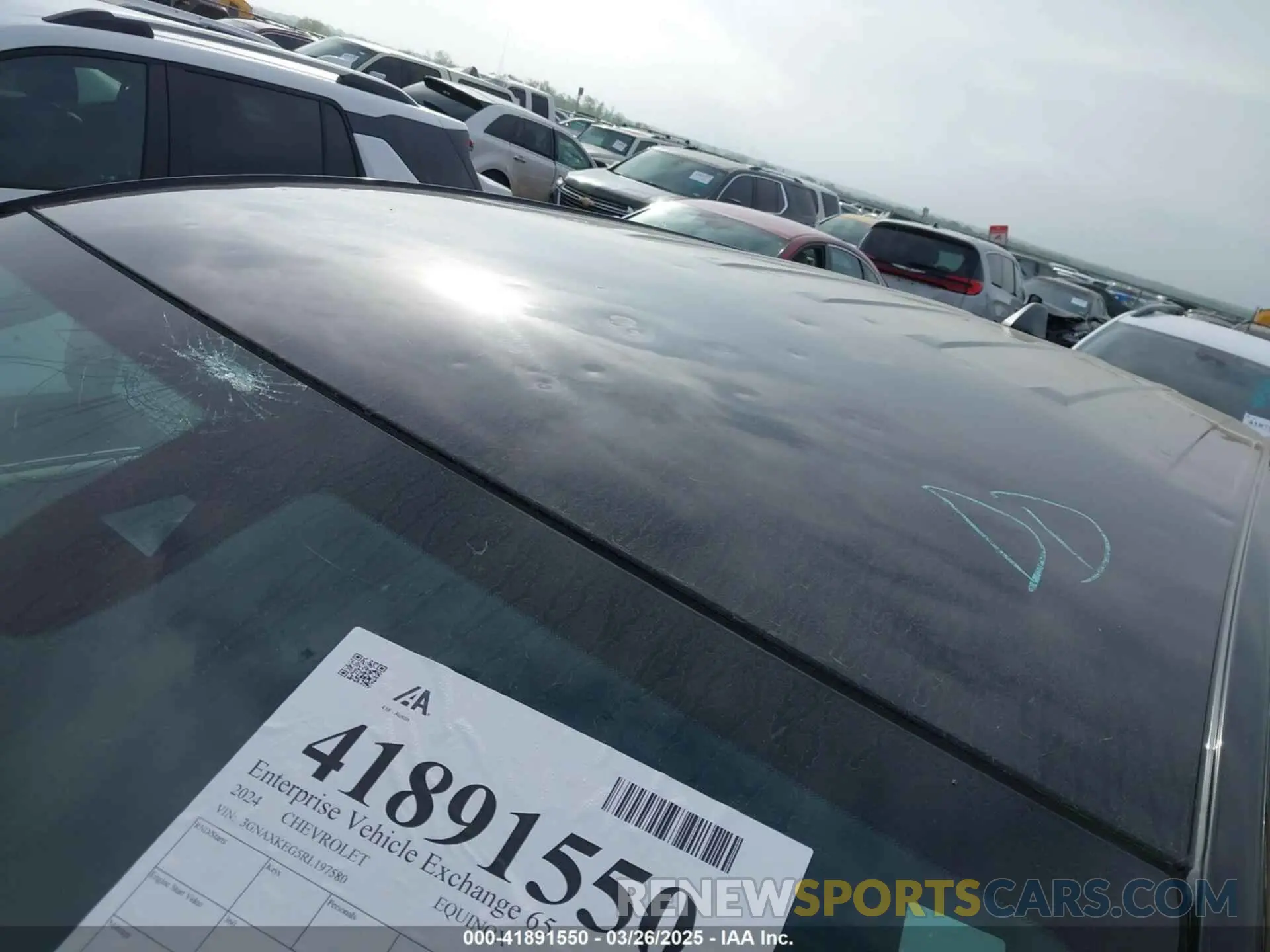 17 fotografías del automóvil dañado 3GNAXKEG5RL197580 CHEVROLET EQUINOX 2024