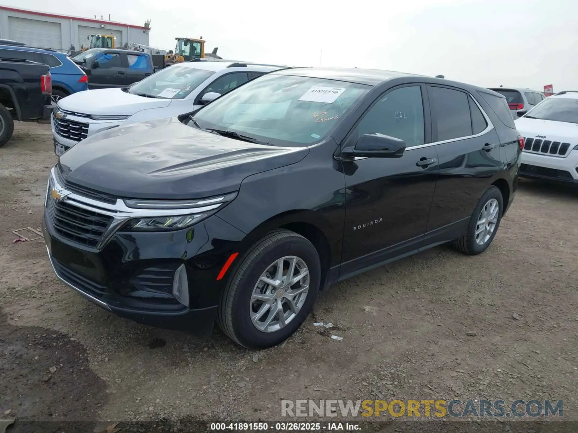 2 fotografías del automóvil dañado 3GNAXKEG5RL197580 CHEVROLET EQUINOX 2024
