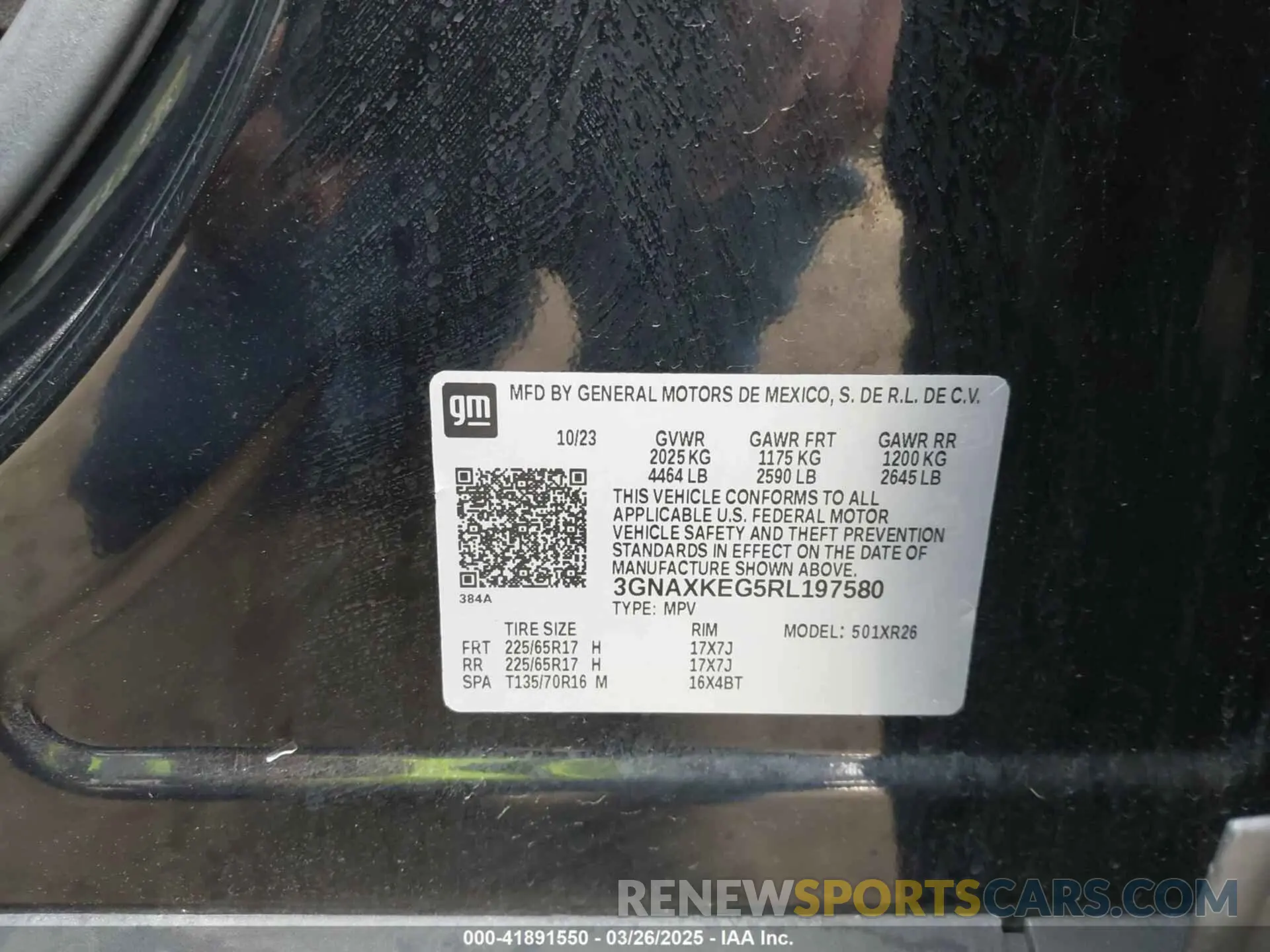 9 fotografías del automóvil dañado 3GNAXKEG5RL197580 CHEVROLET EQUINOX 2024