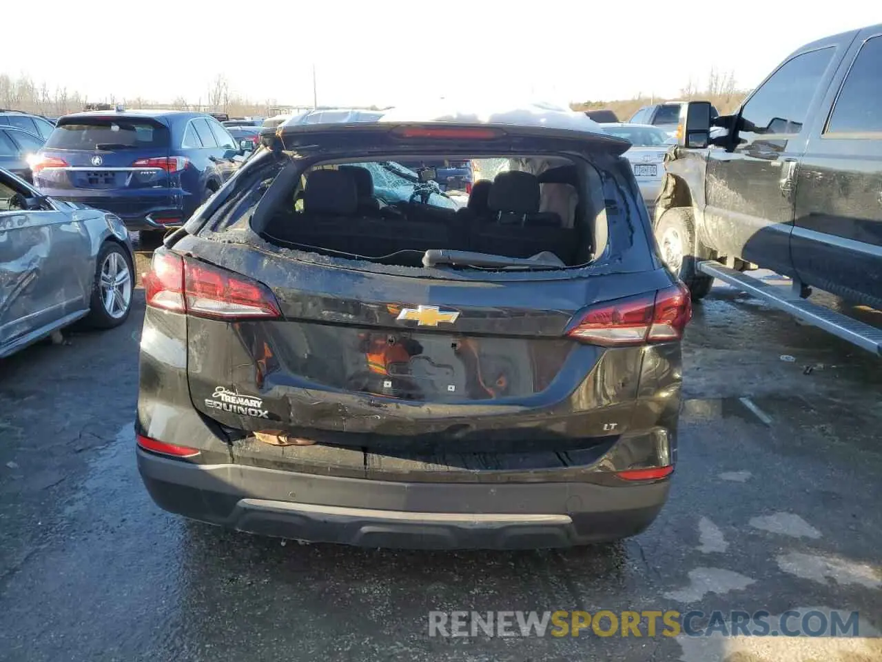 6 fotografías del automóvil dañado 3GNAXKEG5RL263903 CHEVROLET EQUINOX 2024