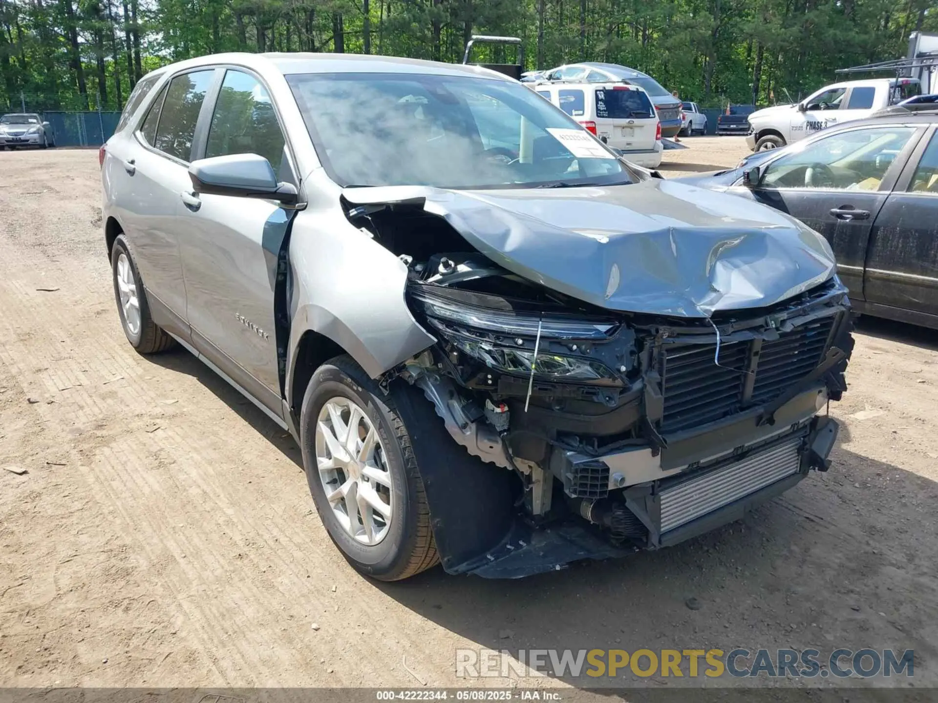 1 fotografías del automóvil dañado 3GNAXKEG5RL334386 CHEVROLET EQUINOX 2024
