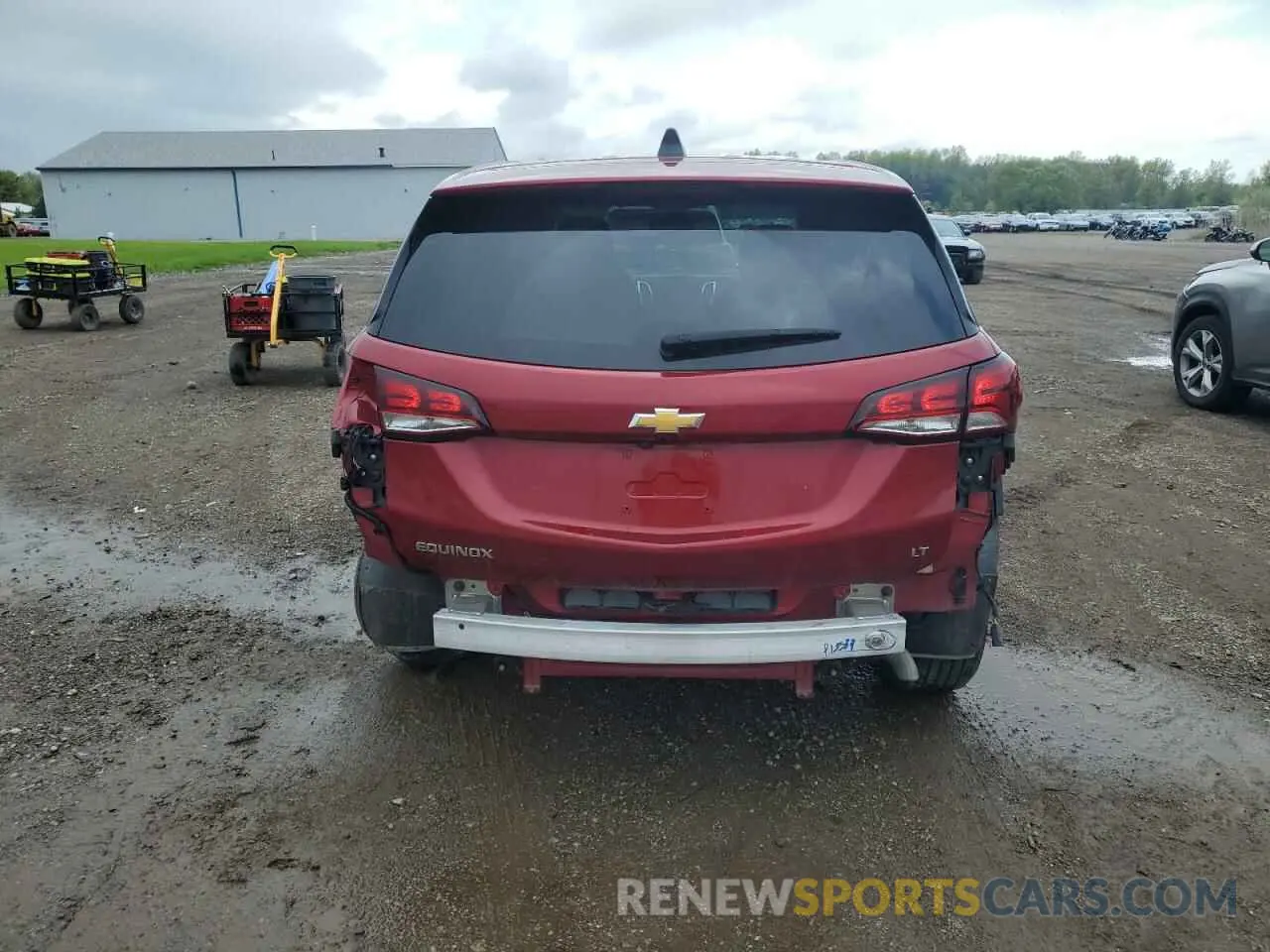 6 fotografías del automóvil dañado 3GNAXKEG5RS225190 CHEVROLET EQUINOX 2024