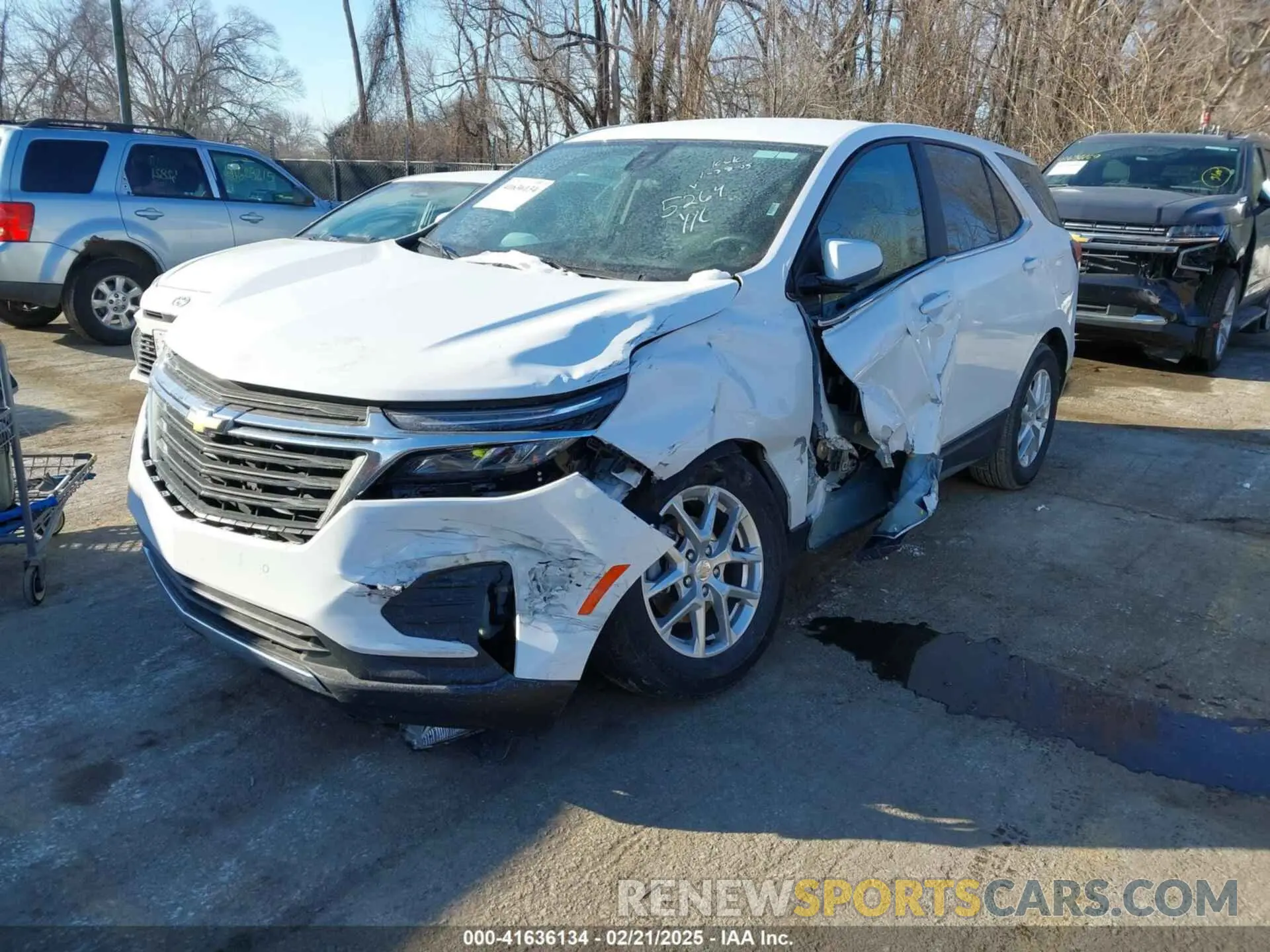 2 fotografías del automóvil dañado 3GNAXKEG6RL245264 CHEVROLET EQUINOX 2024
