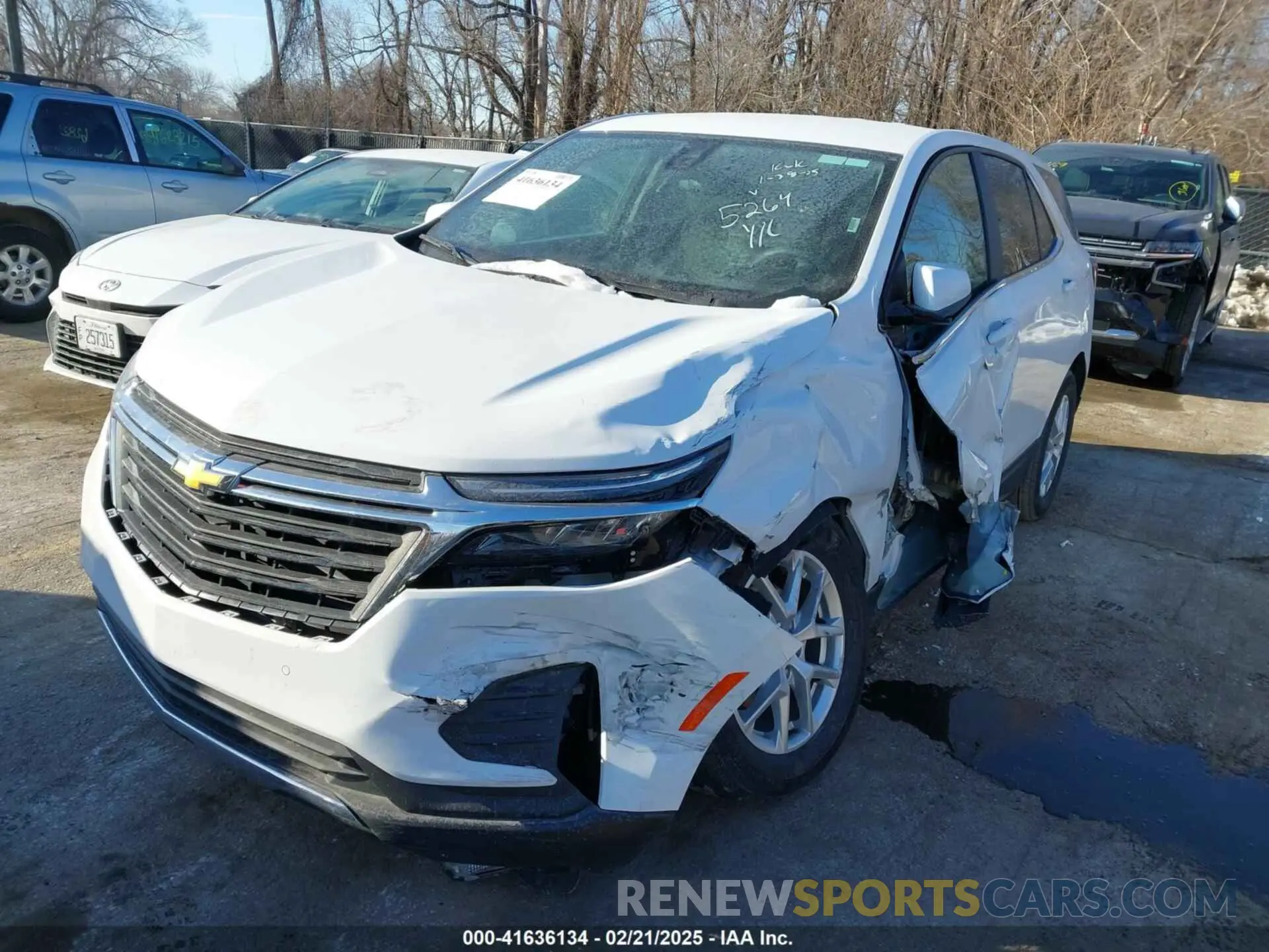 6 fotografías del automóvil dañado 3GNAXKEG6RL245264 CHEVROLET EQUINOX 2024