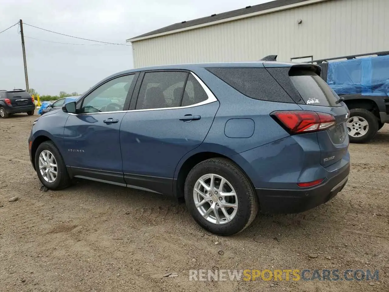 2 fotografías del automóvil dañado 3GNAXKEG7RL331439 CHEVROLET EQUINOX 2024