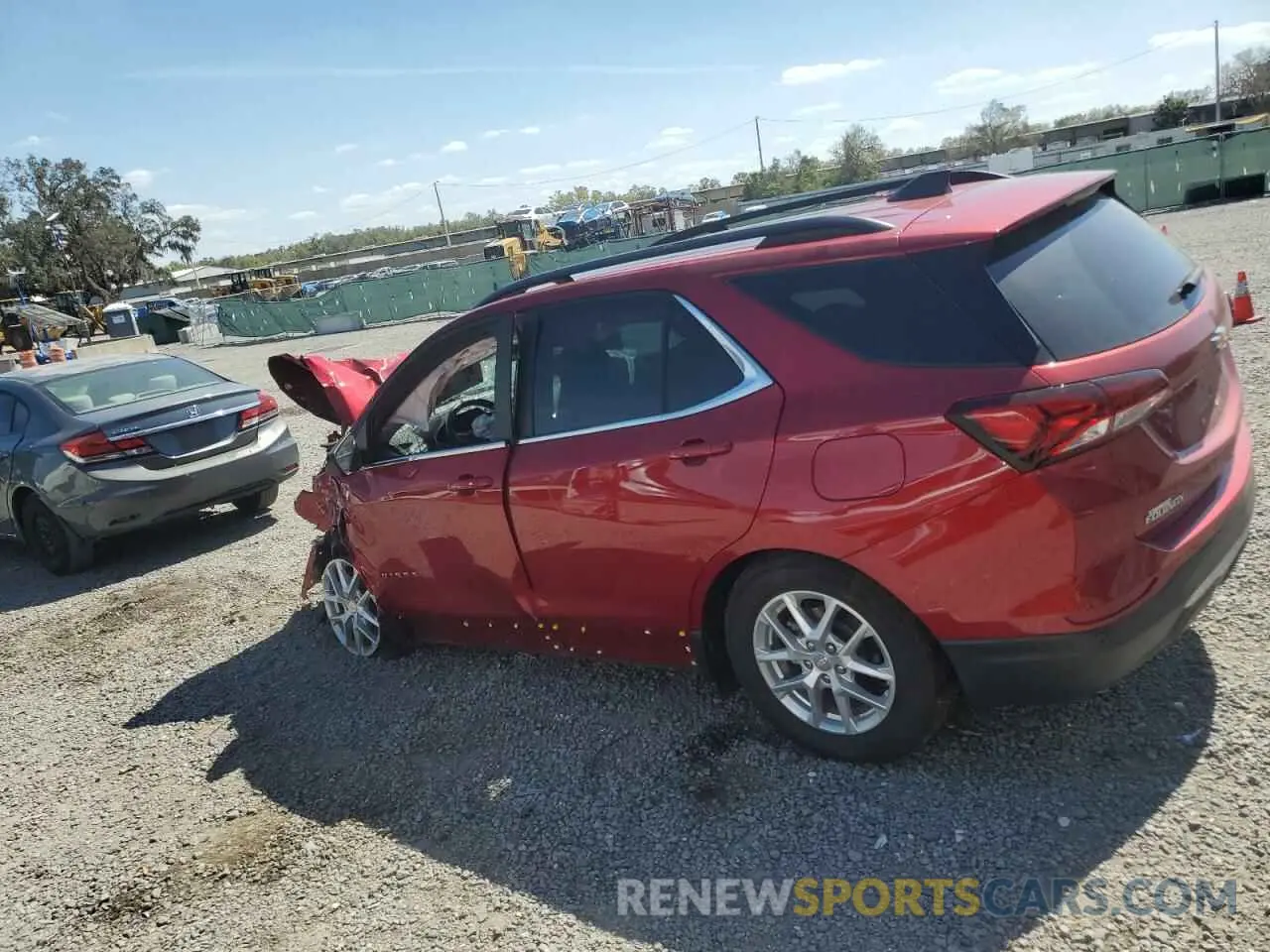 2 fotografías del automóvil dañado 3GNAXKEG7RL375487 CHEVROLET EQUINOX 2024