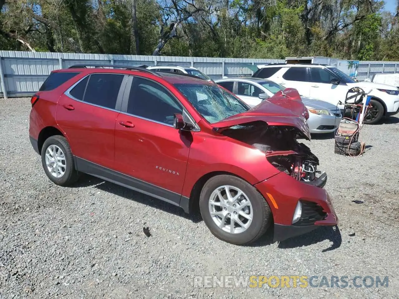4 fotografías del automóvil dañado 3GNAXKEG7RL375487 CHEVROLET EQUINOX 2024