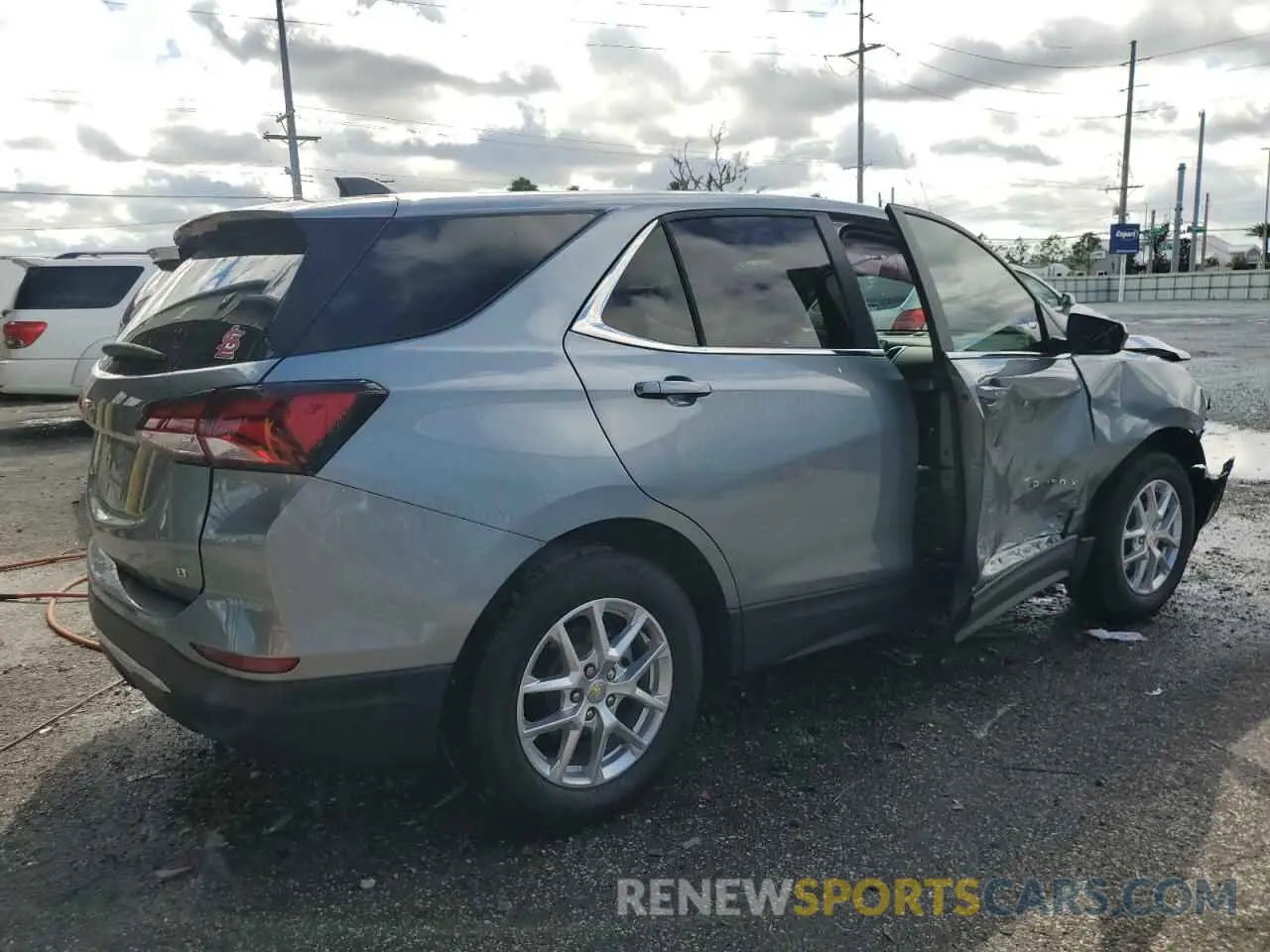 3 fotografías del automóvil dañado 3GNAXKEG7RS237437 CHEVROLET EQUINOX 2024
