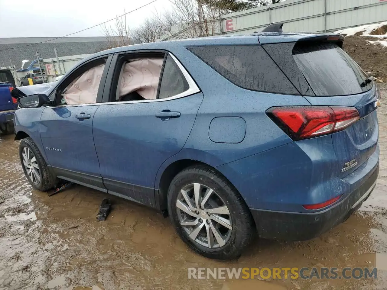 2 fotografías del automóvil dañado 3GNAXKEG8RL215750 CHEVROLET EQUINOX 2024