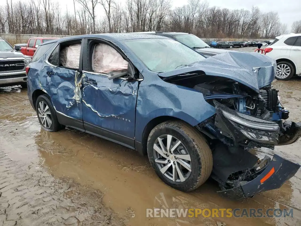 4 fotografías del automóvil dañado 3GNAXKEG8RL215750 CHEVROLET EQUINOX 2024