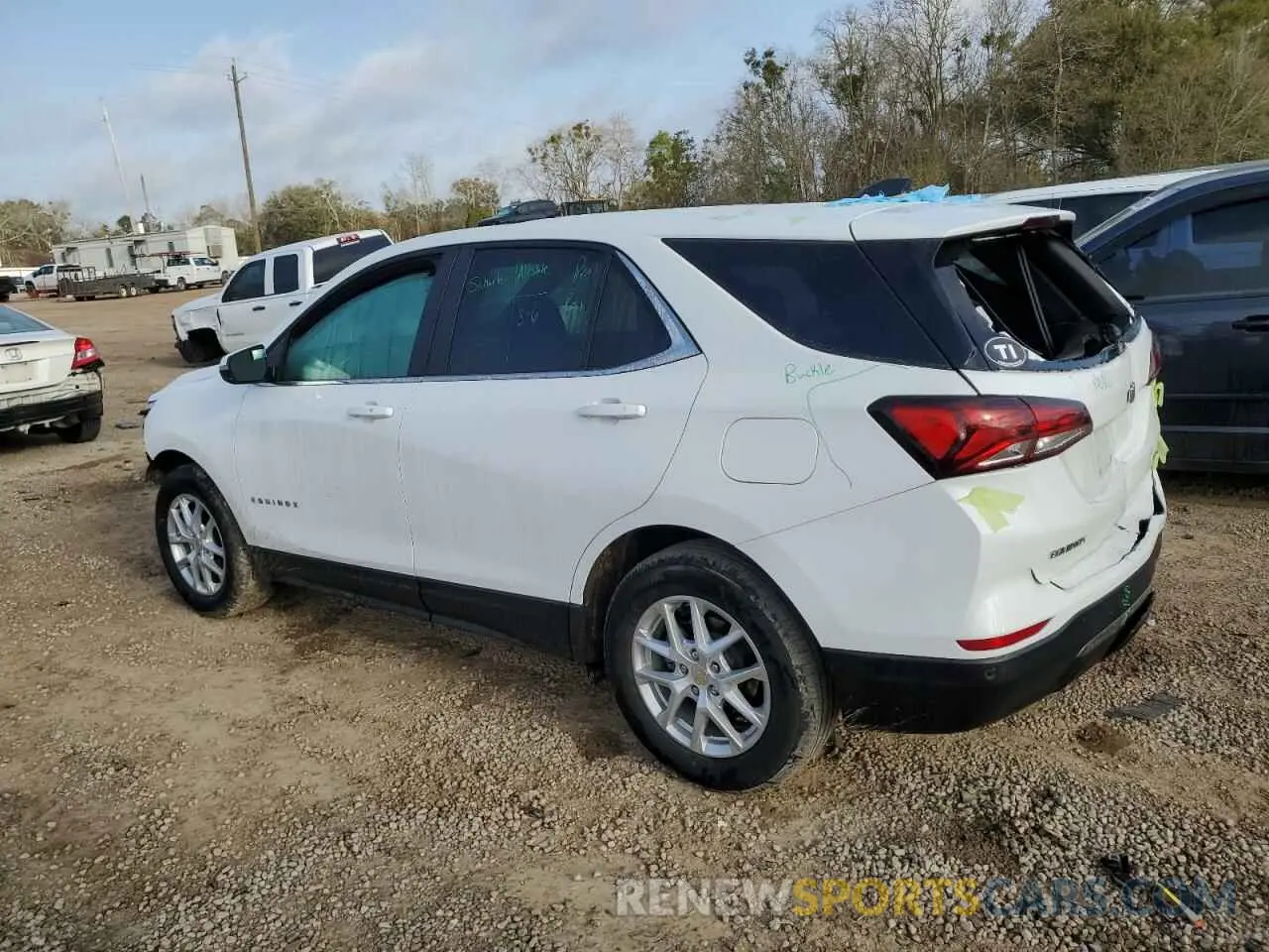 2 fotografías del automóvil dañado 3GNAXKEG8RS127349 CHEVROLET EQUINOX 2024