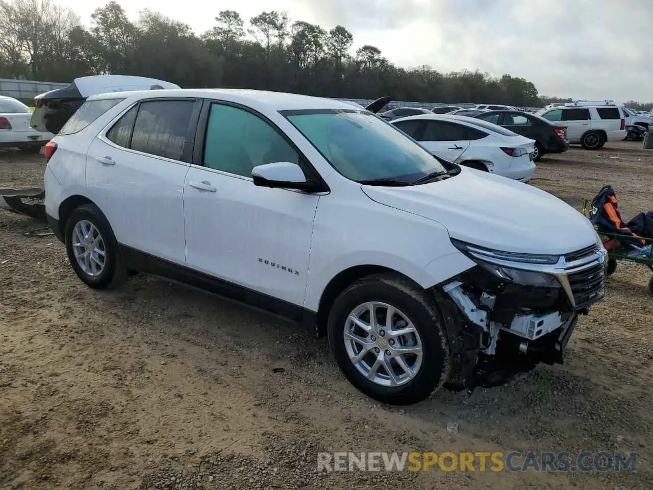 4 fotografías del automóvil dañado 3GNAXKEG8RS127349 CHEVROLET EQUINOX 2024