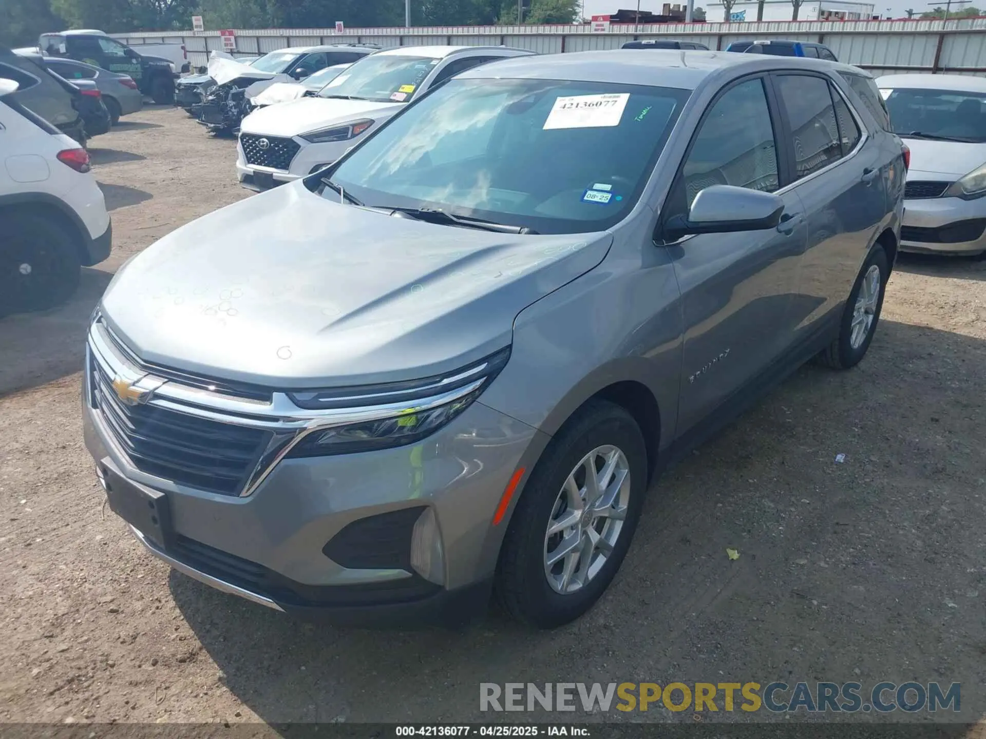 2 fotografías del automóvil dañado 3GNAXKEG8RS142062 CHEVROLET EQUINOX 2024