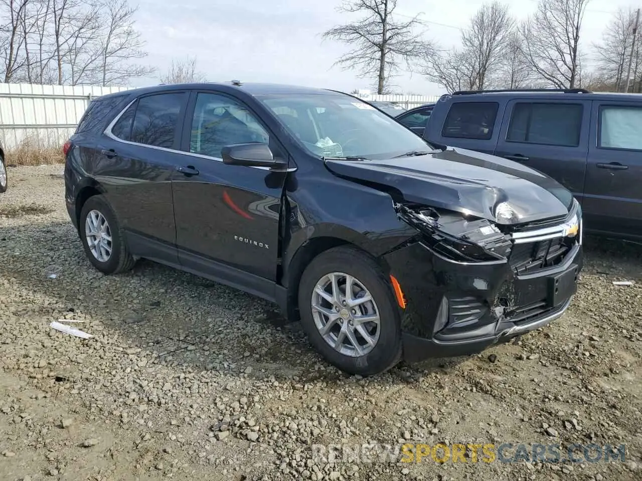 4 fotografías del automóvil dañado 3GNAXKEGXRL367111 CHEVROLET EQUINOX 2024