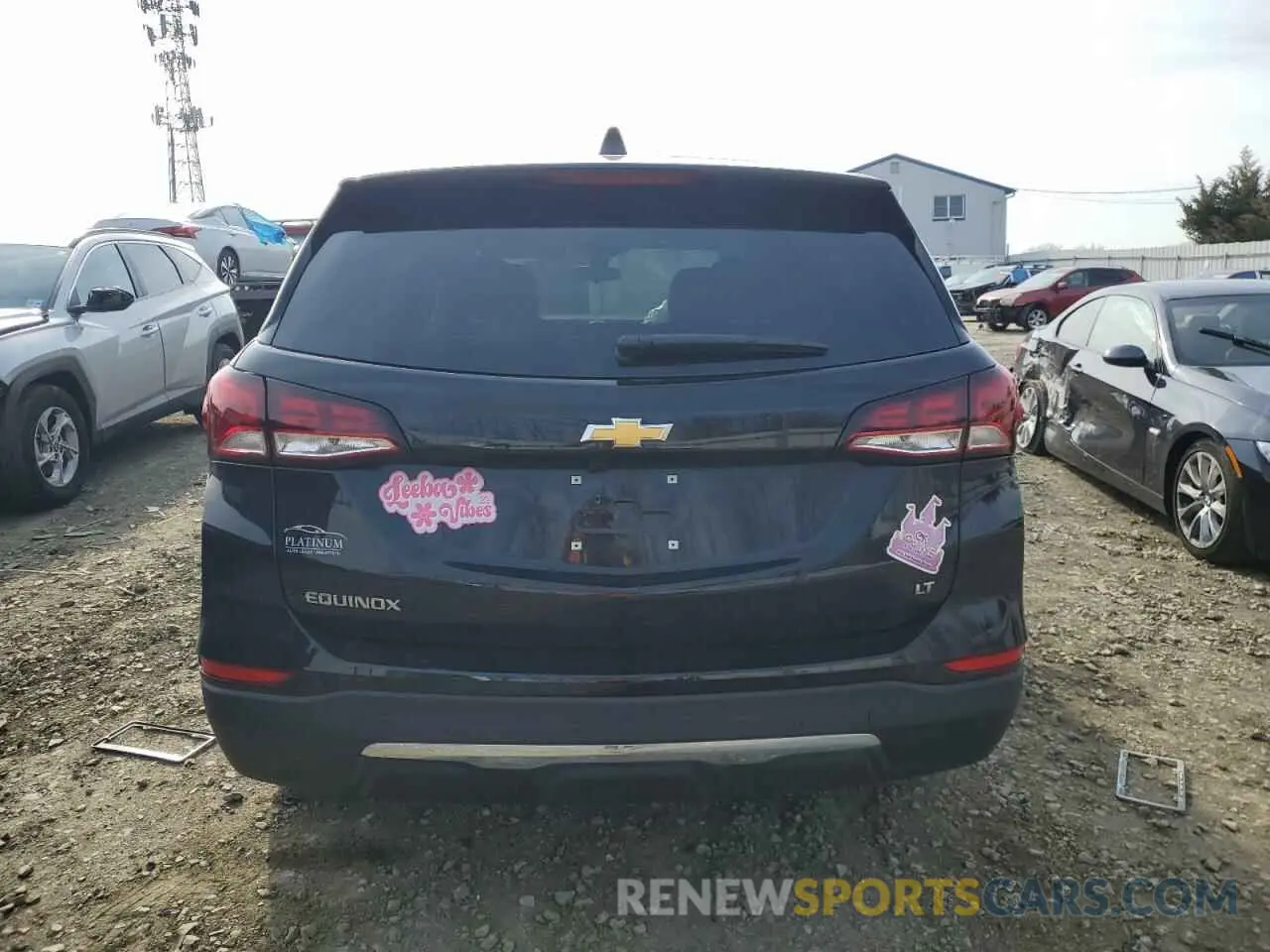 6 fotografías del automóvil dañado 3GNAXKEGXRL367111 CHEVROLET EQUINOX 2024