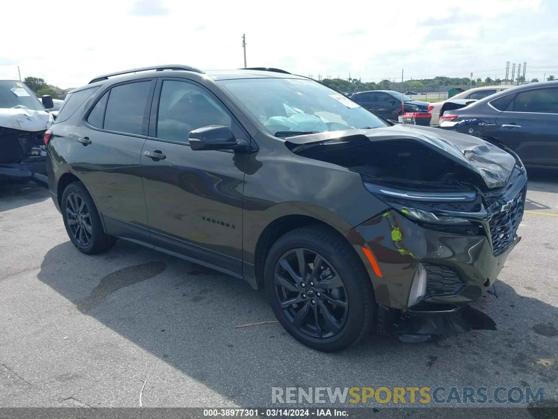 1 fotografías del automóvil dañado 3GNAXMEG0RL148511 CHEVROLET EQUINOX 2024