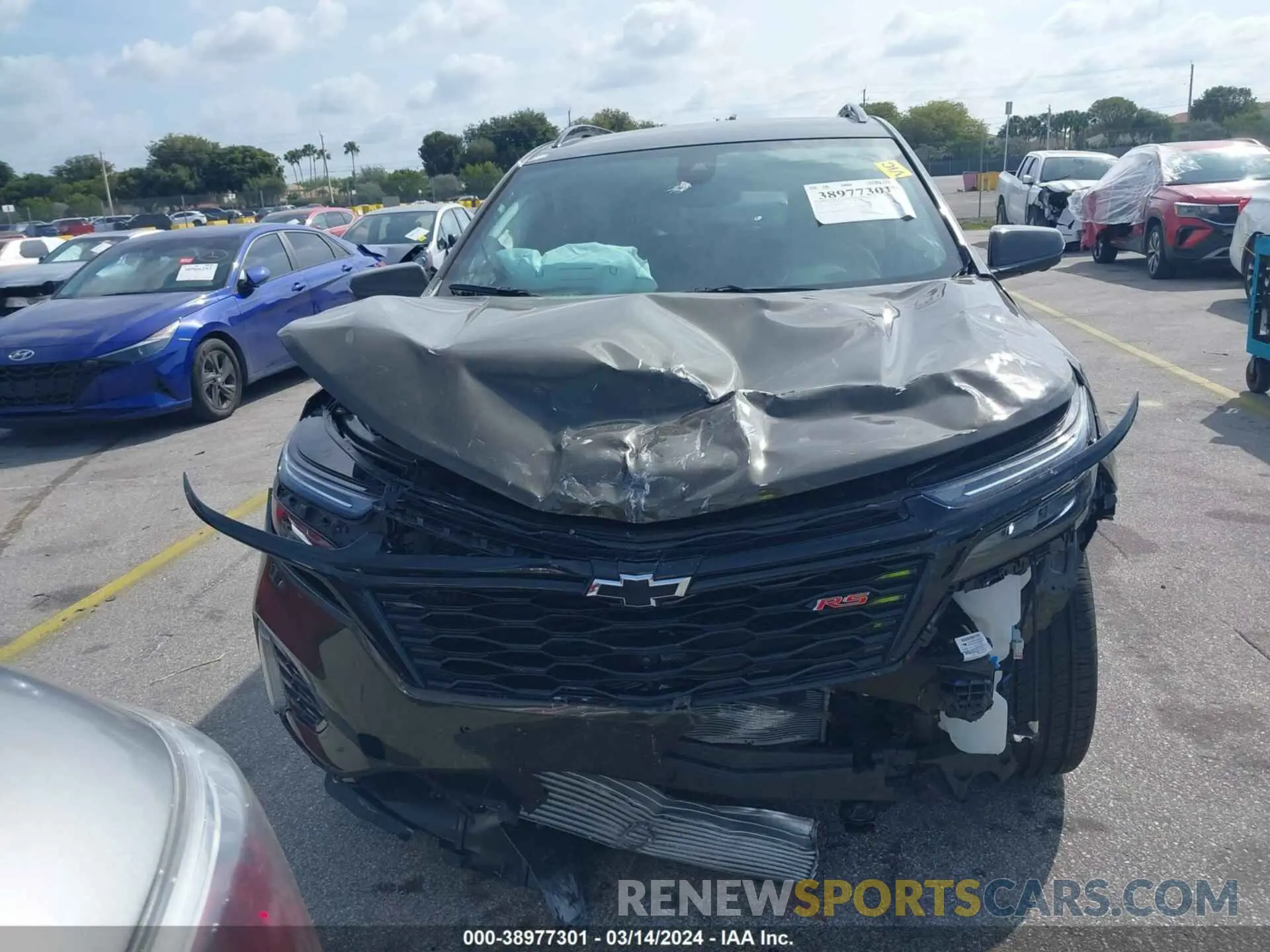12 fotografías del automóvil dañado 3GNAXMEG0RL148511 CHEVROLET EQUINOX 2024