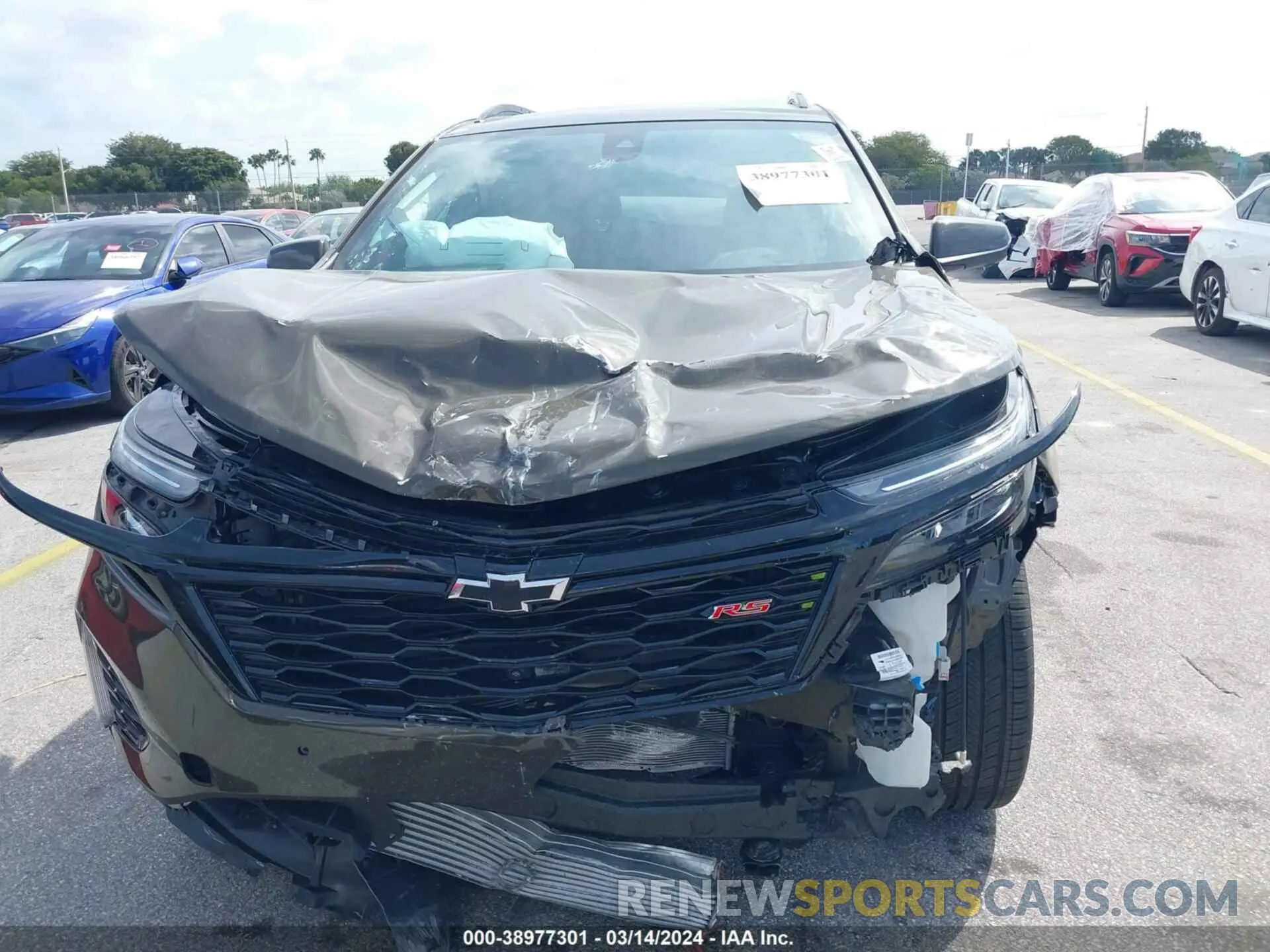 6 fotografías del automóvil dañado 3GNAXMEG0RL148511 CHEVROLET EQUINOX 2024