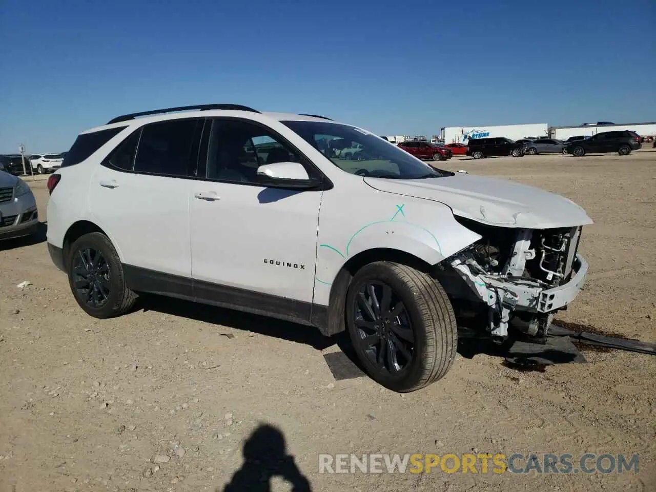 4 fotografías del automóvil dañado 3GNAXMEG2RL370855 CHEVROLET EQUINOX 2024