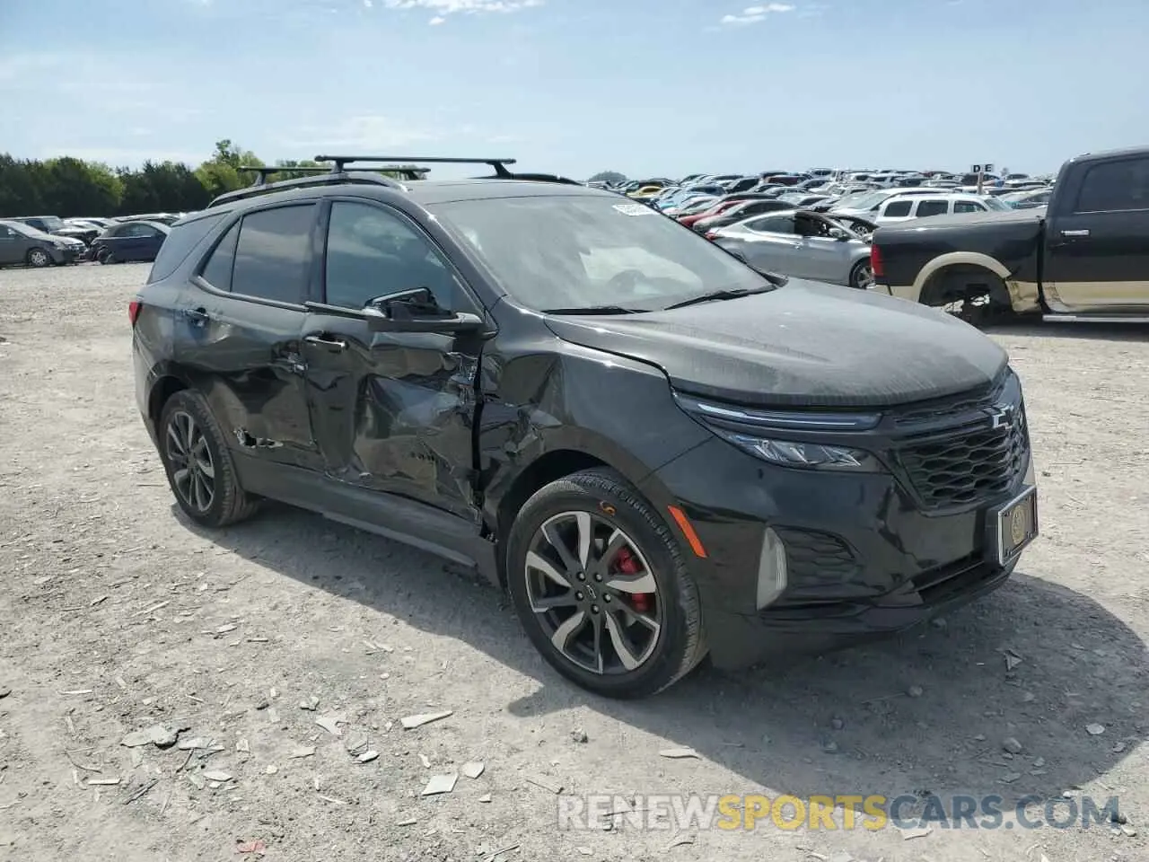 4 fotografías del automóvil dañado 3GNAXMEG3RL238154 CHEVROLET EQUINOX 2024