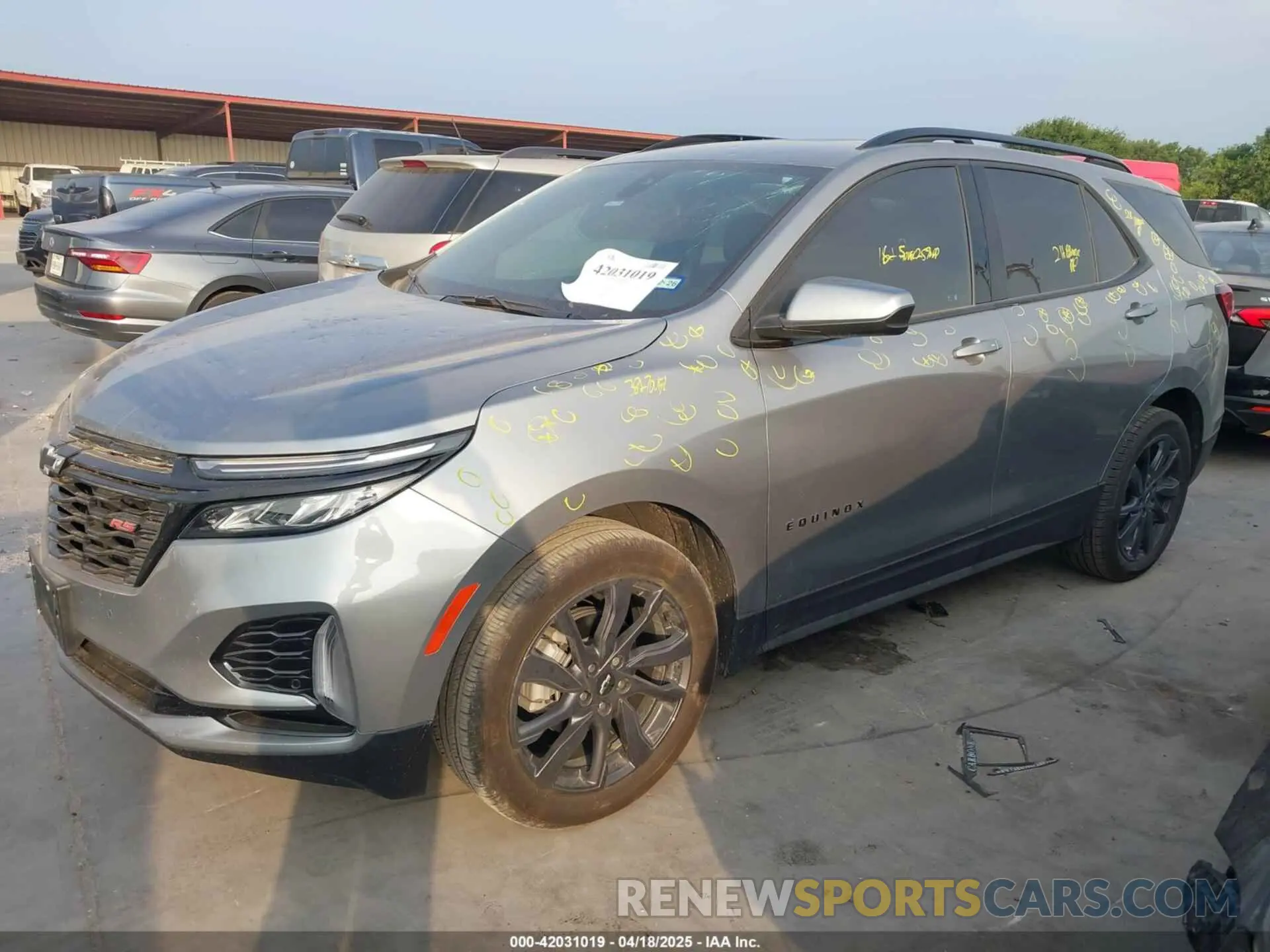 2 fotografías del automóvil dañado 3GNAXMEG5RL230153 CHEVROLET EQUINOX 2024