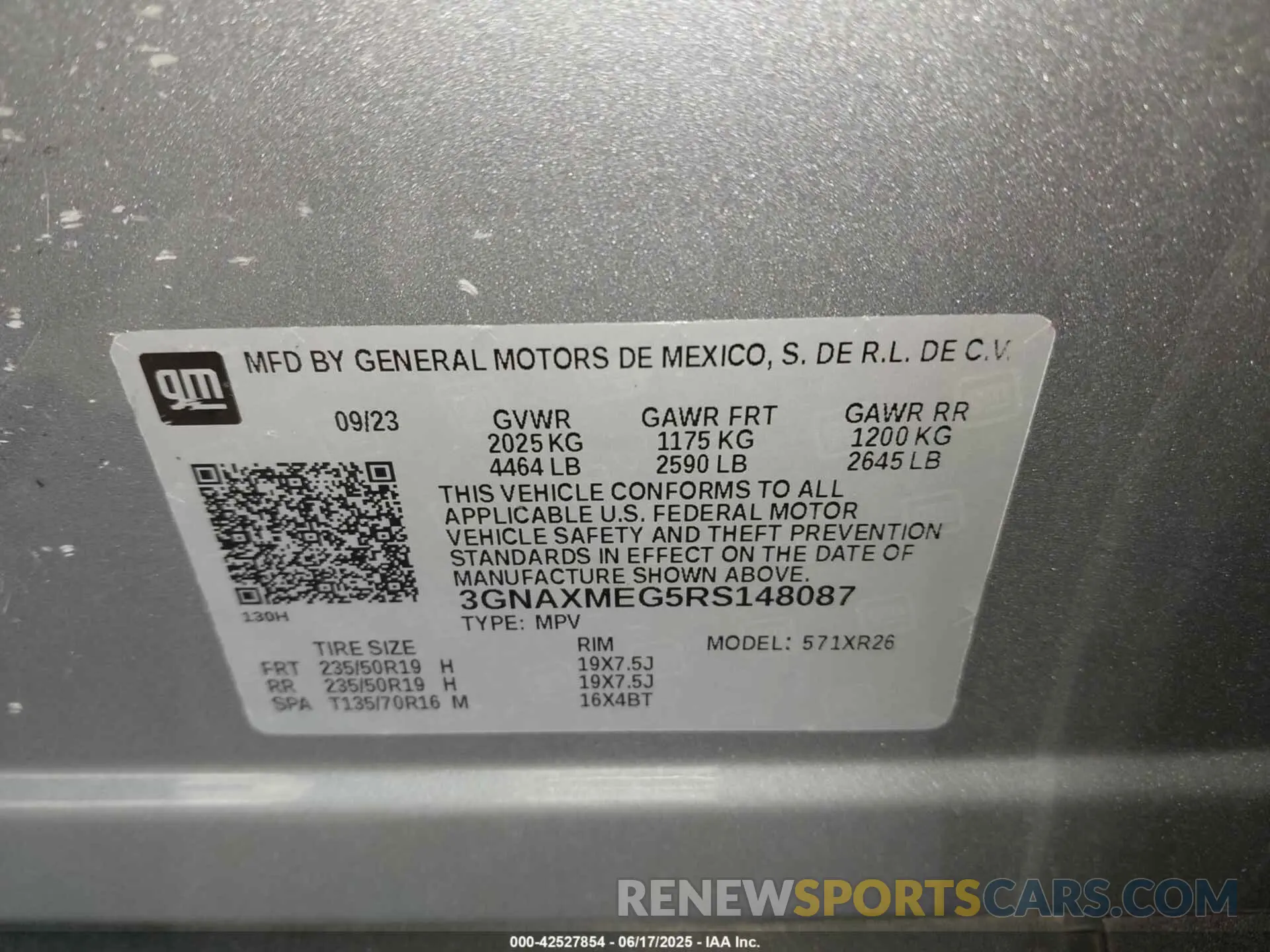 9 fotografías del automóvil dañado 3GNAXMEG5RS148087 CHEVROLET EQUINOX 2024