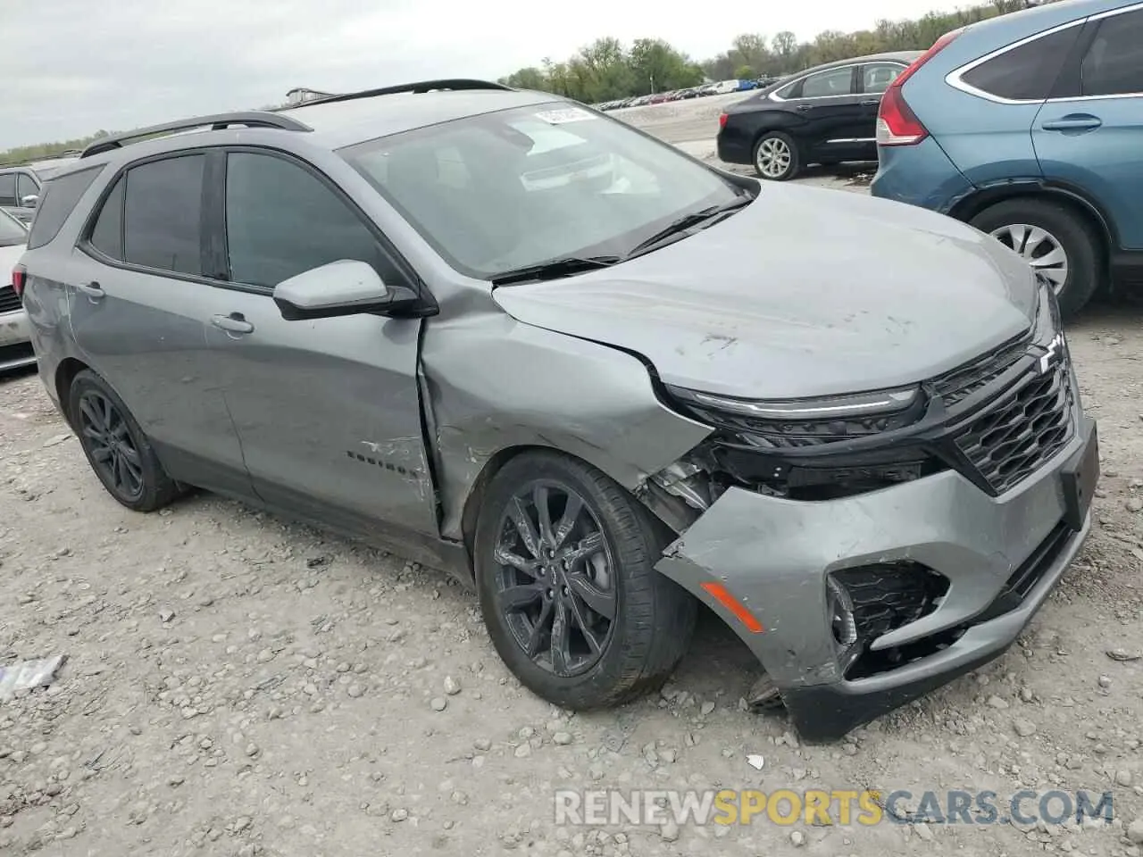4 fotografías del automóvil dañado 3GNAXMEG9RS159948 CHEVROLET EQUINOX 2024