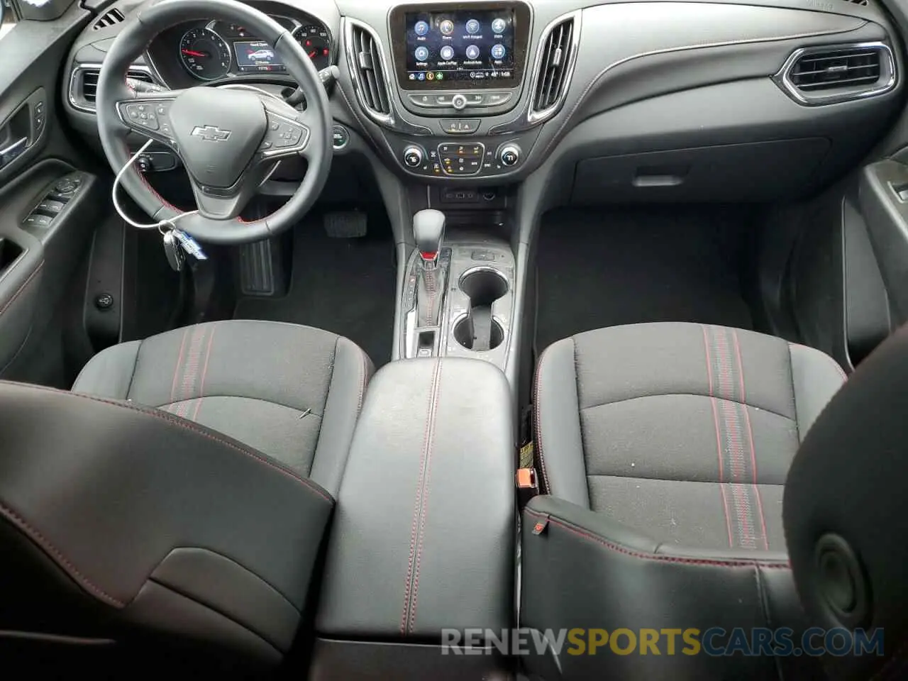 8 fotografías del automóvil dañado 3GNAXMEG9RS221056 CHEVROLET EQUINOX 2024