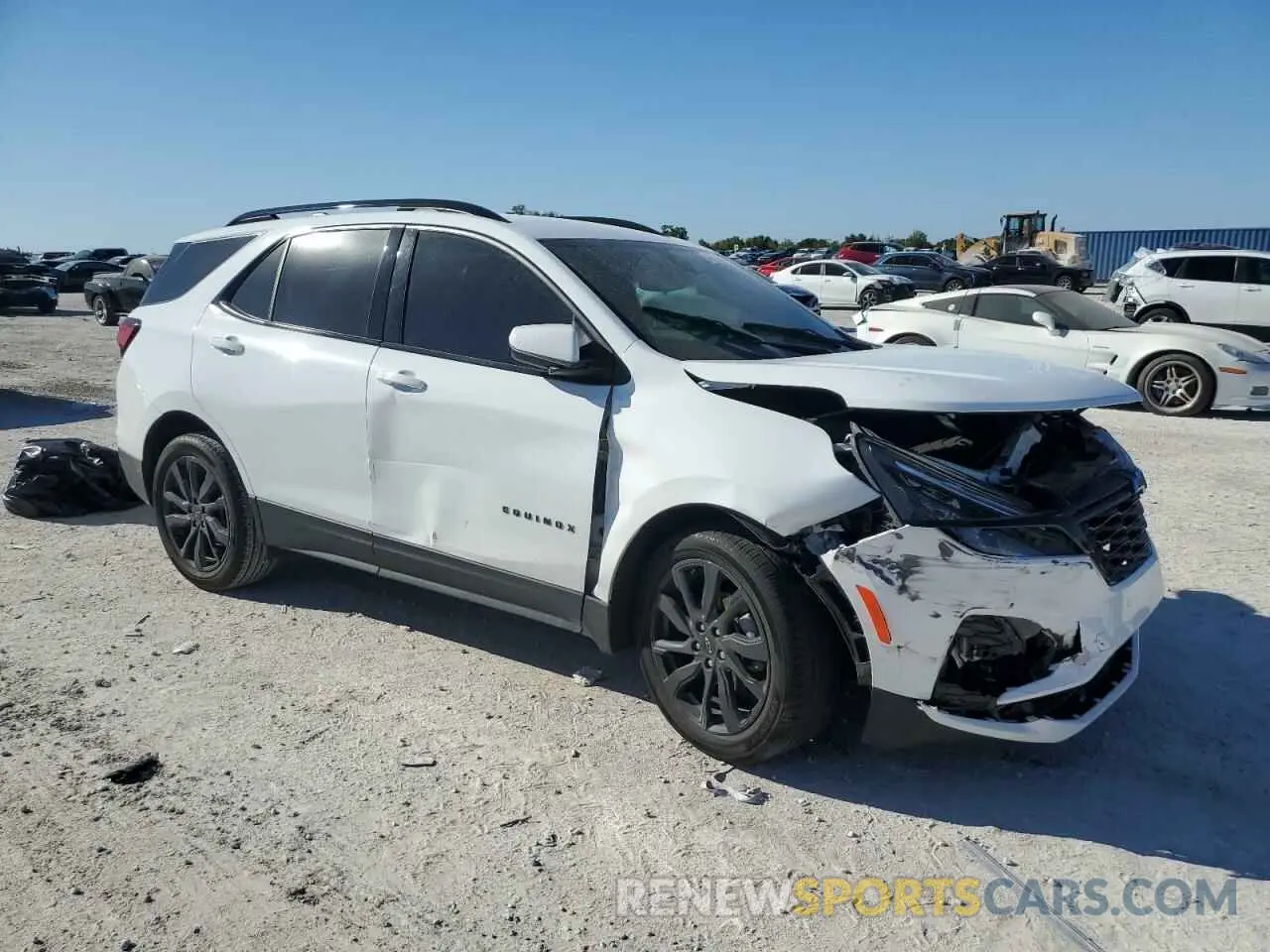 4 fotografías del automóvil dañado 3GNAXMEGXRS140437 CHEVROLET EQUINOX 2024