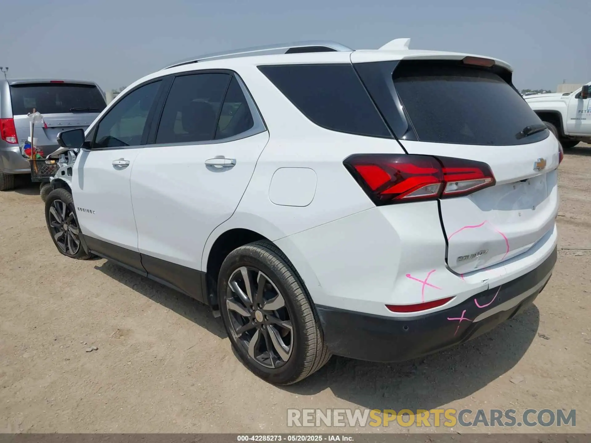 3 fotografías del automóvil dañado 3GNAXNEG1RL123820 CHEVROLET EQUINOX 2024
