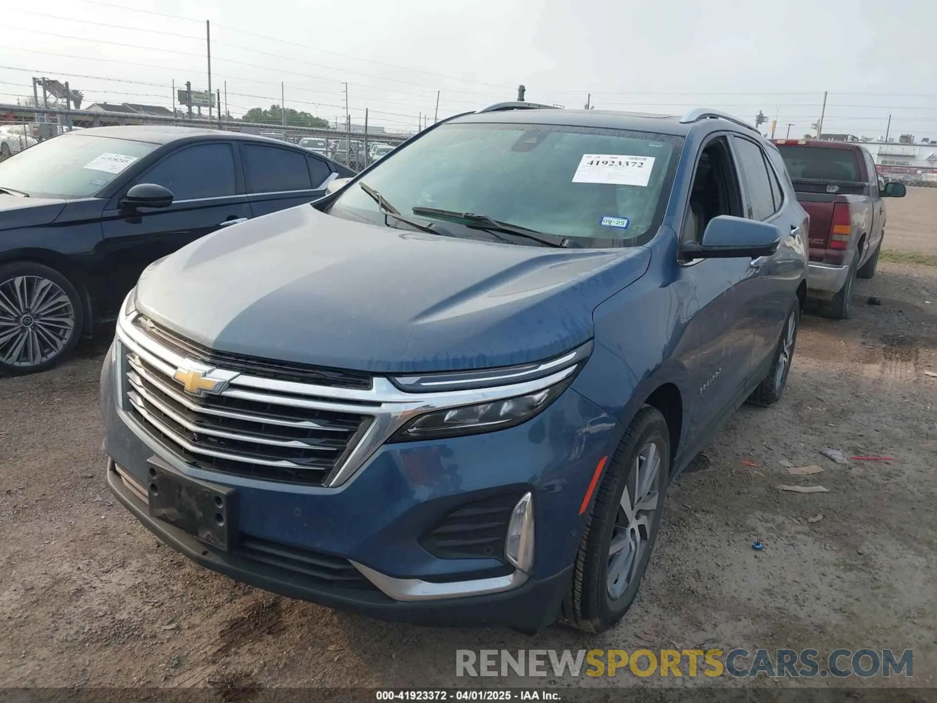 2 fotografías del automóvil dañado 3GNAXNEG3RL122989 CHEVROLET EQUINOX 2024