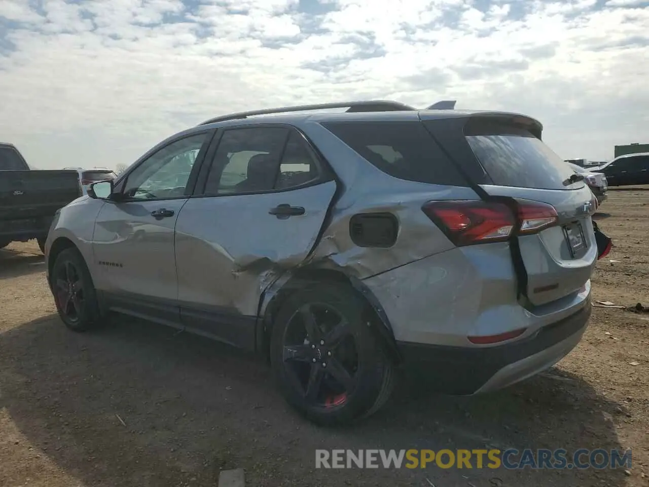 2 fotografías del automóvil dañado 3GNAXNEG8RL322265 CHEVROLET EQUINOX 2024