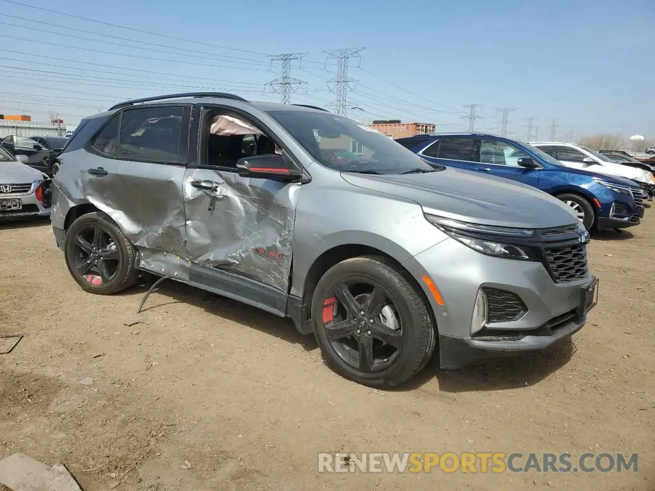 4 fotografías del automóvil dañado 3GNAXNEG8RL322265 CHEVROLET EQUINOX 2024