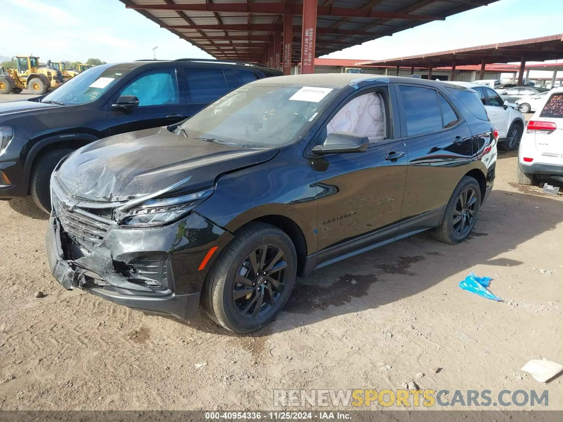 2 fotografías del automóvil dañado 3GNAXSEG1RL298373 CHEVROLET EQUINOX 2024