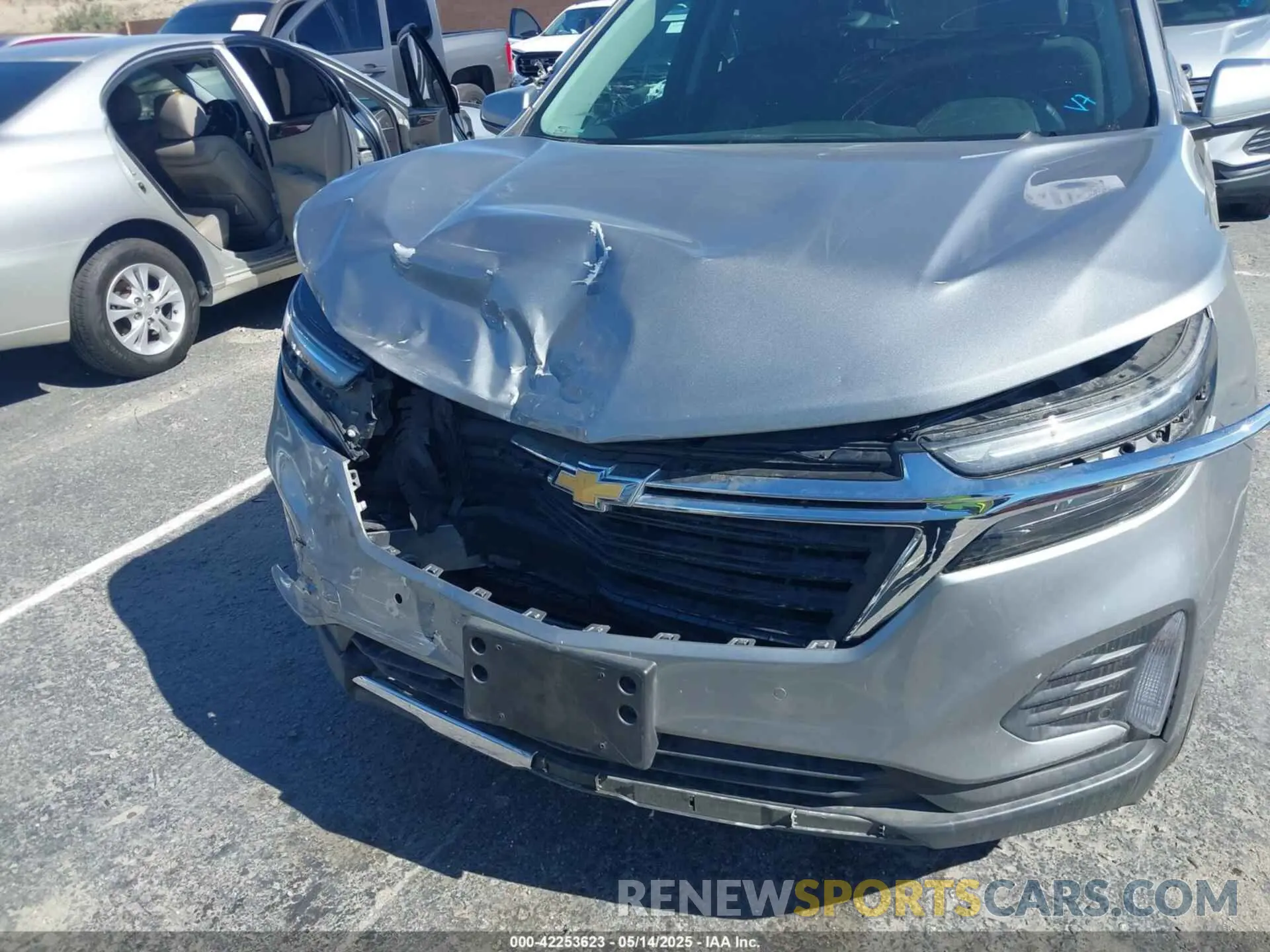 6 fotografías del automóvil dañado 3GNAXTEG1RL256629 CHEVROLET EQUINOX 2024