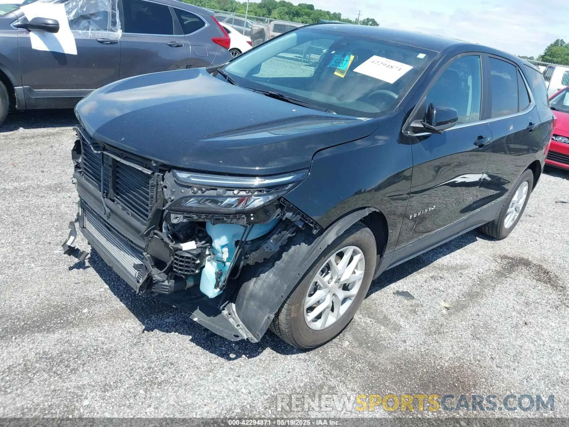2 fotografías del automóvil dañado 3GNAXTEG6RL237140 CHEVROLET EQUINOX 2024