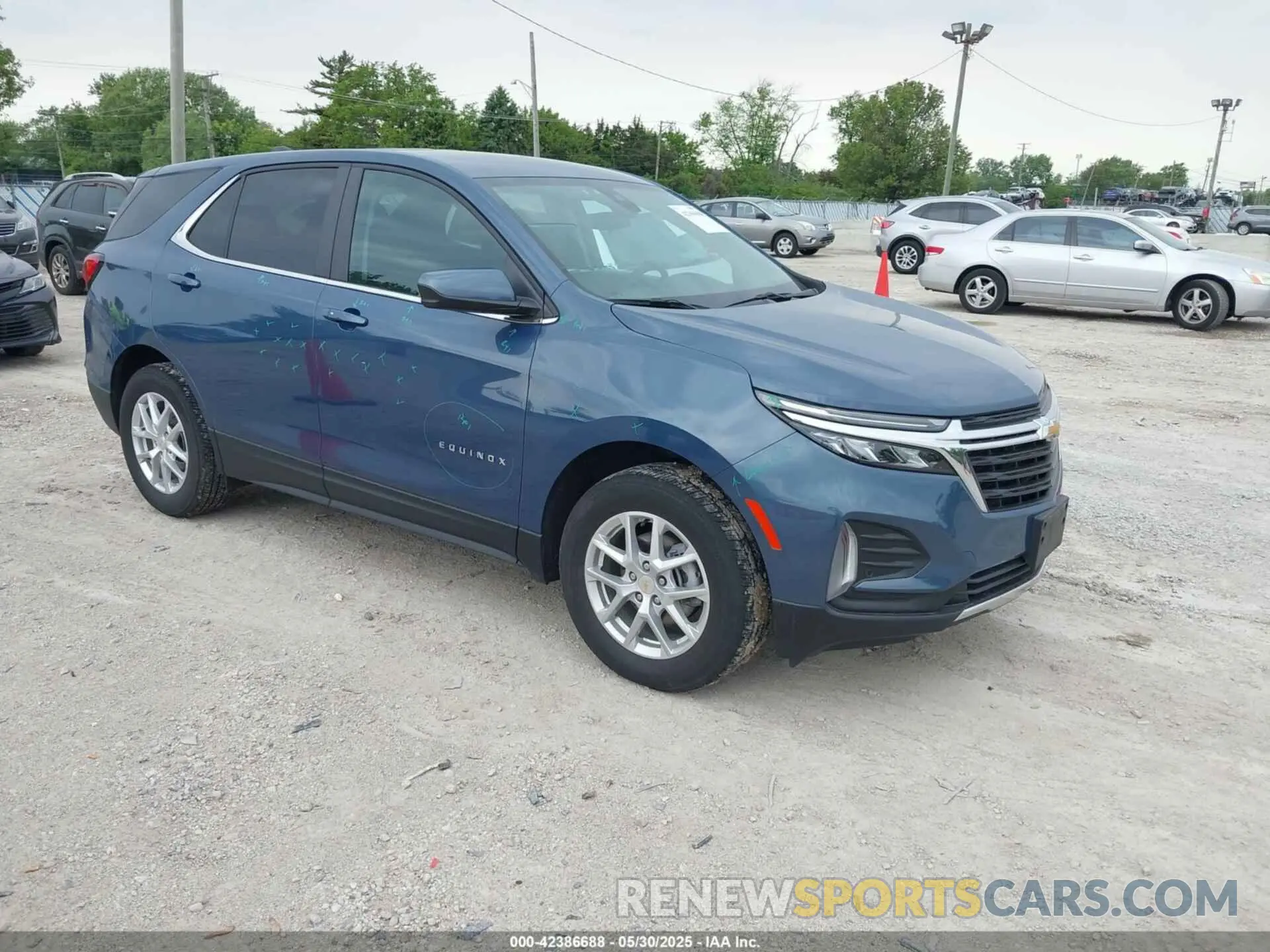 1 fotografías del automóvil dañado 3GNAXTEG8RL201496 CHEVROLET EQUINOX 2024