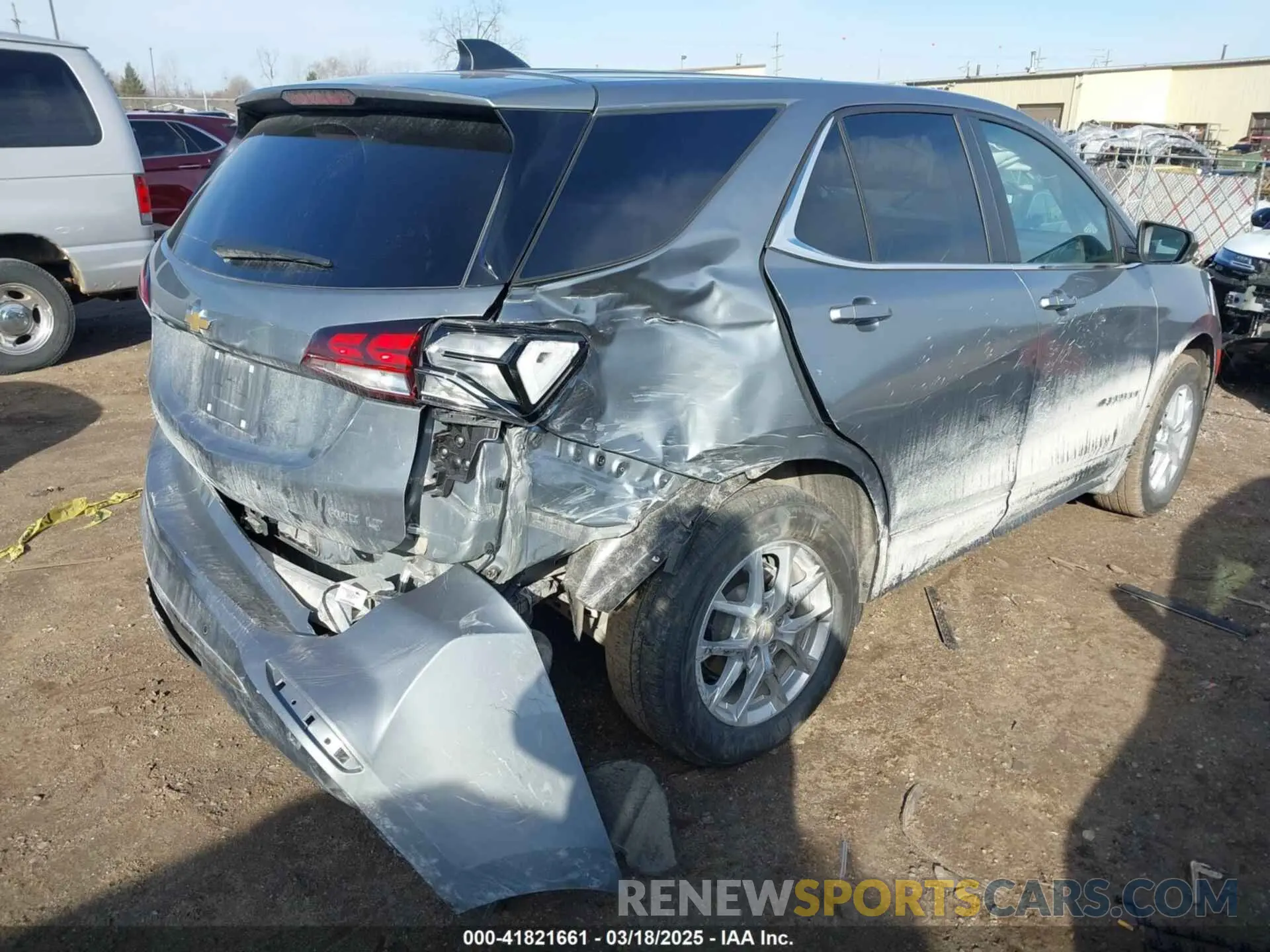 4 fotografías del automóvil dañado 3GNAXTEG8RS213069 CHEVROLET EQUINOX 2024