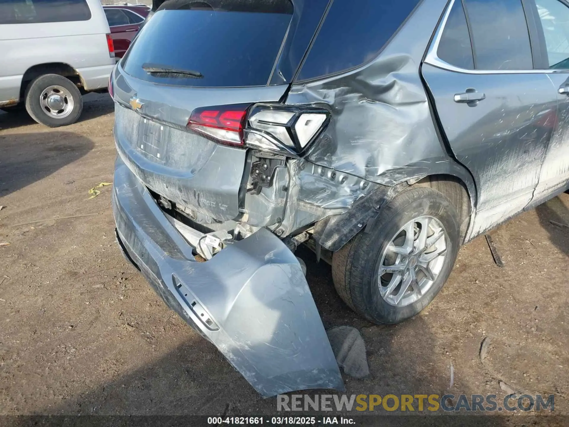 6 fotografías del automóvil dañado 3GNAXTEG8RS213069 CHEVROLET EQUINOX 2024