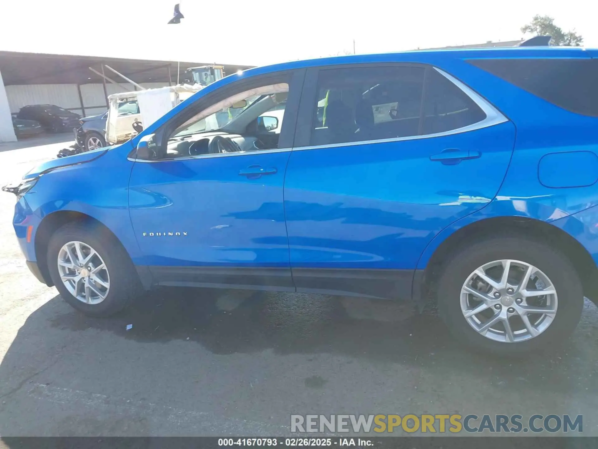 14 fotografías del automóvil dañado 3GNAXUEG0RL152090 CHEVROLET EQUINOX 2024