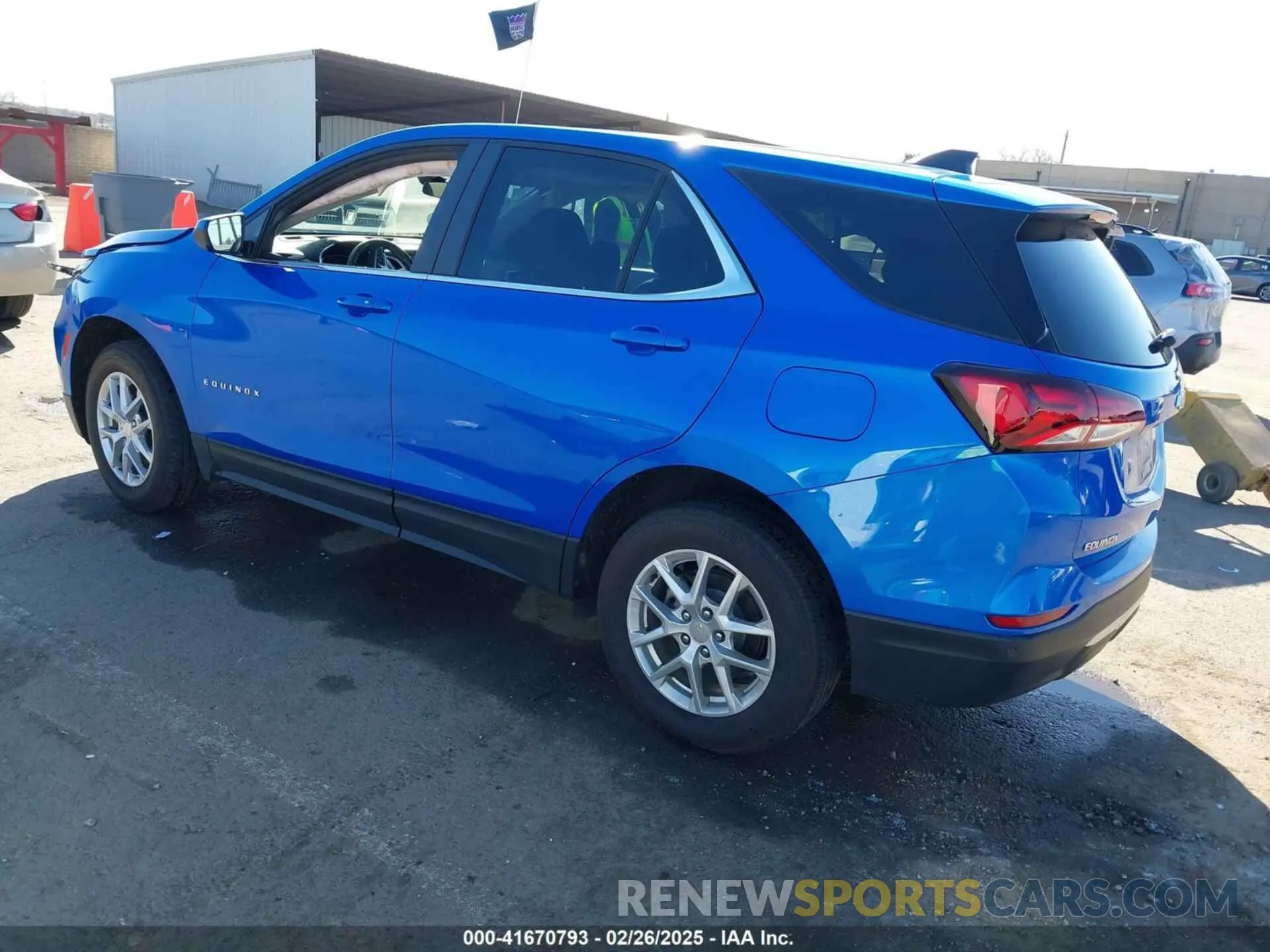 3 fotografías del automóvil dañado 3GNAXUEG0RL152090 CHEVROLET EQUINOX 2024