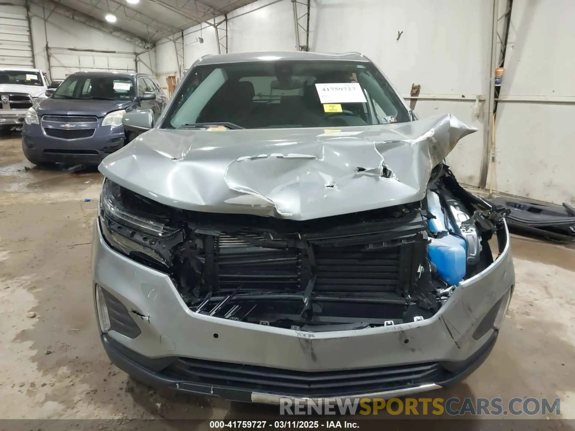 13 fotografías del automóvil dañado 3GNAXUEG0RL369316 CHEVROLET EQUINOX 2024