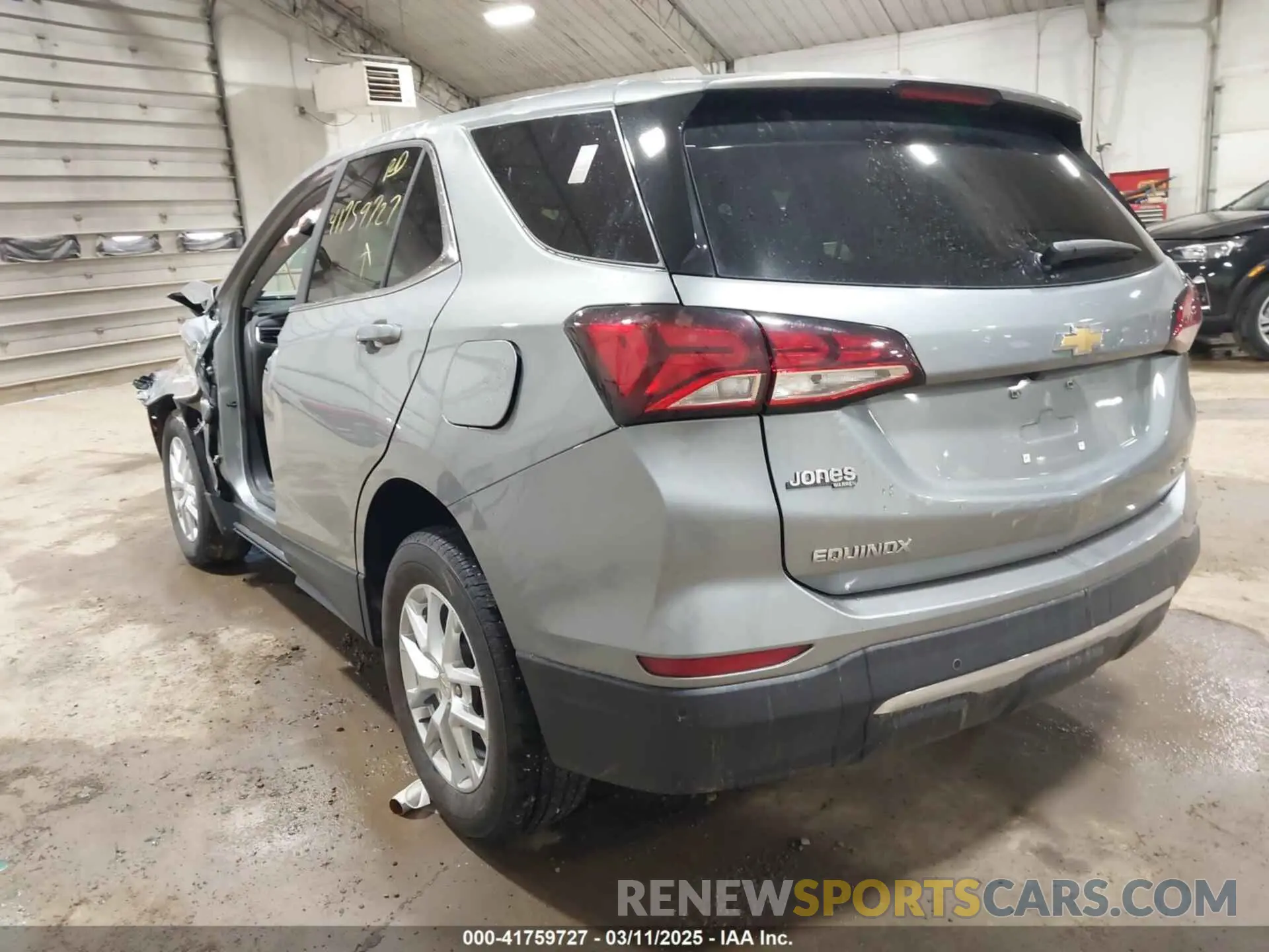 3 fotografías del automóvil dañado 3GNAXUEG0RL369316 CHEVROLET EQUINOX 2024