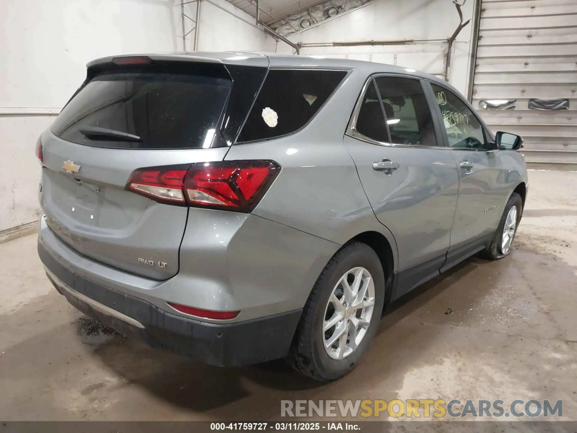 4 fotografías del automóvil dañado 3GNAXUEG0RL369316 CHEVROLET EQUINOX 2024