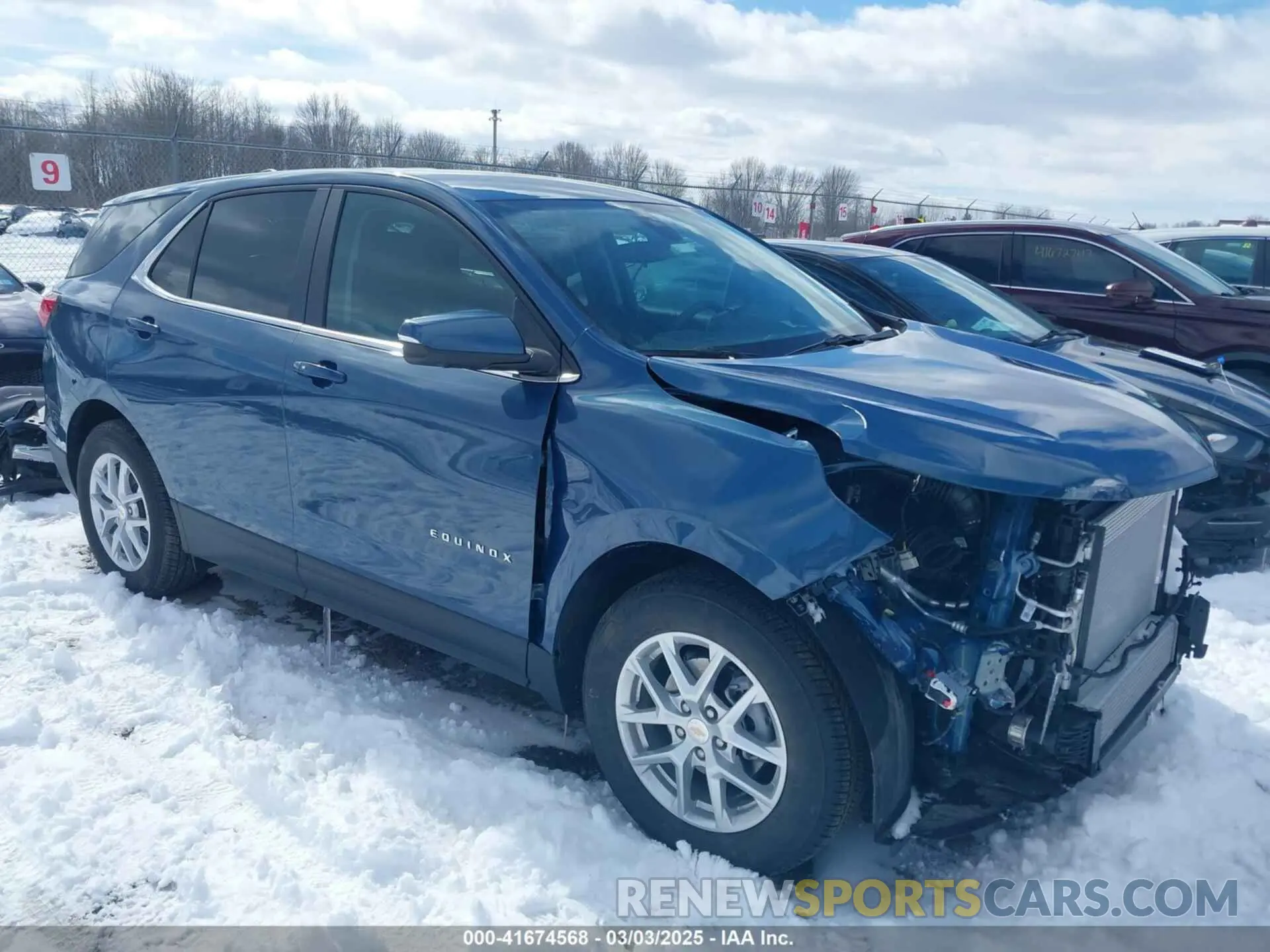 1 fotografías del automóvil dañado 3GNAXUEG0RL369669 CHEVROLET EQUINOX 2024