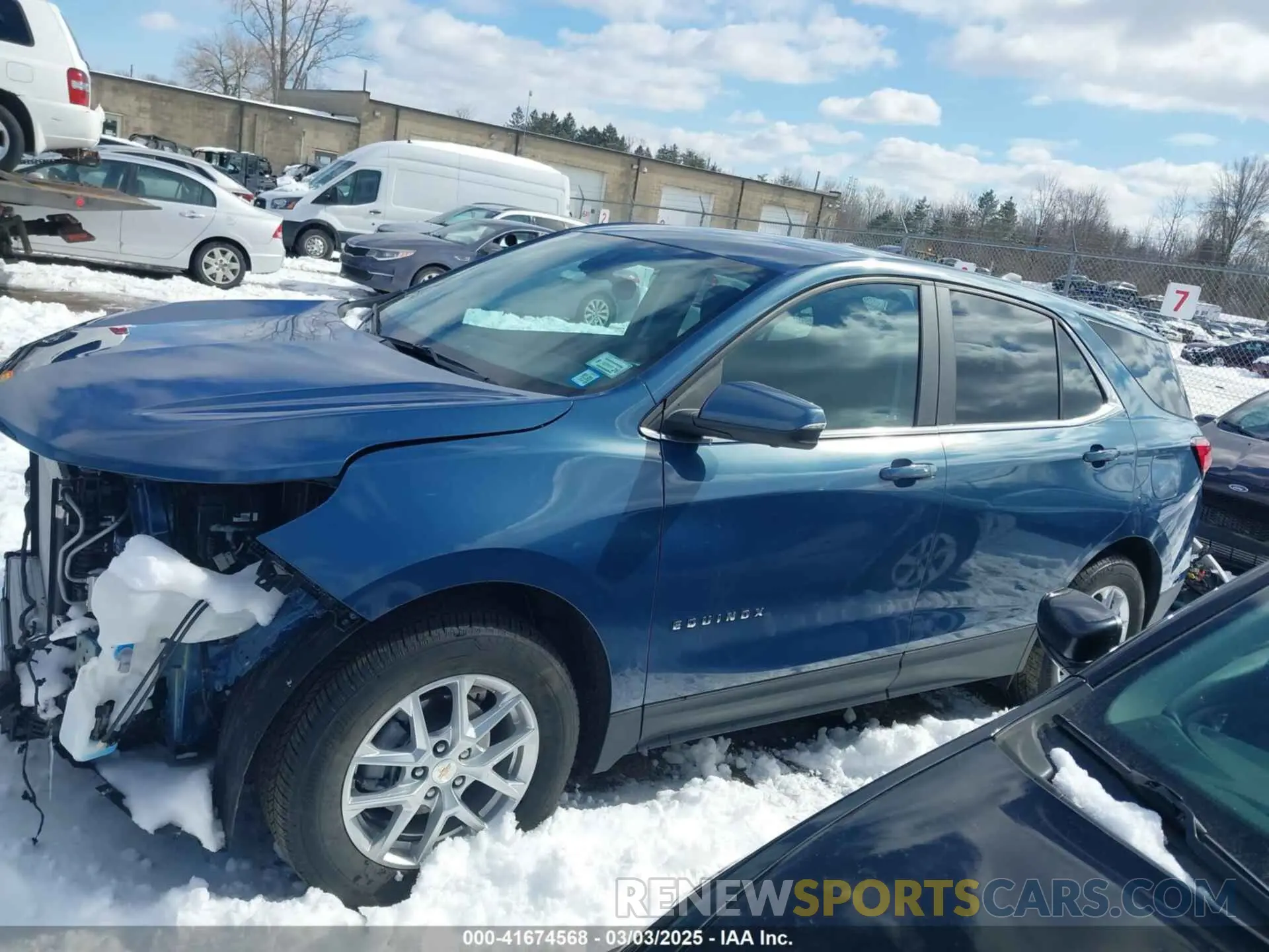 15 fotografías del automóvil dañado 3GNAXUEG0RL369669 CHEVROLET EQUINOX 2024
