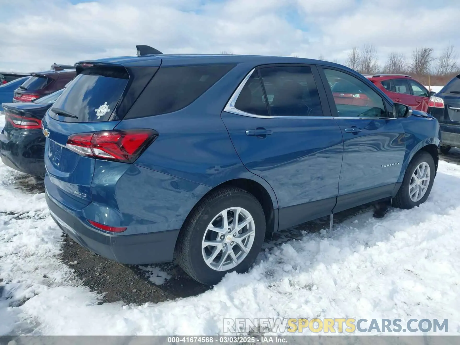 4 fotografías del automóvil dañado 3GNAXUEG0RL369669 CHEVROLET EQUINOX 2024